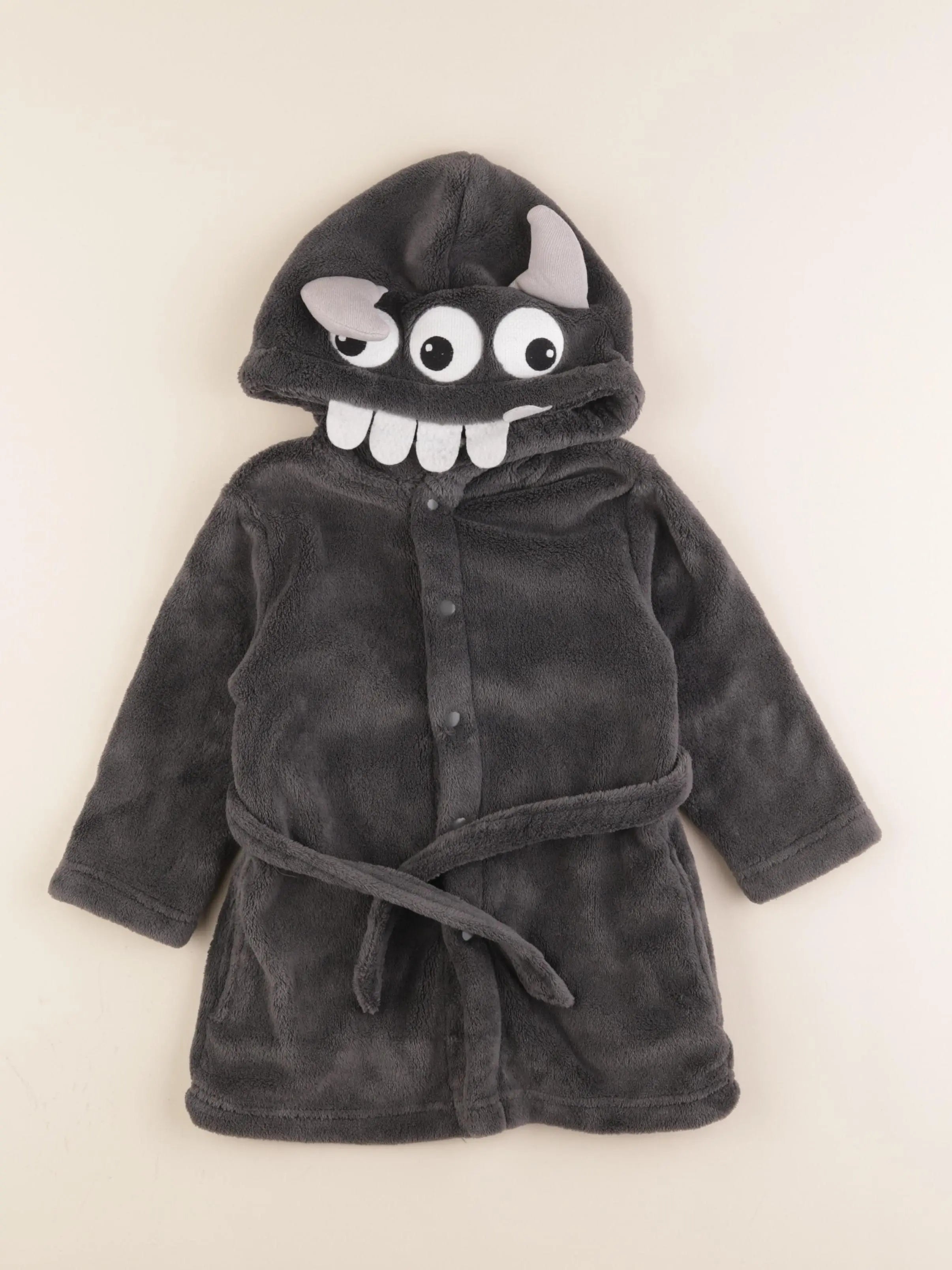 Vertbaudet - robe de chambre gris - 2 ans