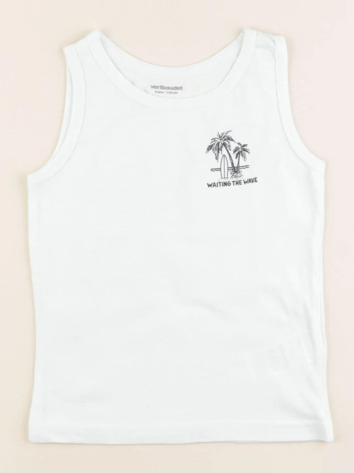 Vertbaudet - débardeur vert - 5 ans