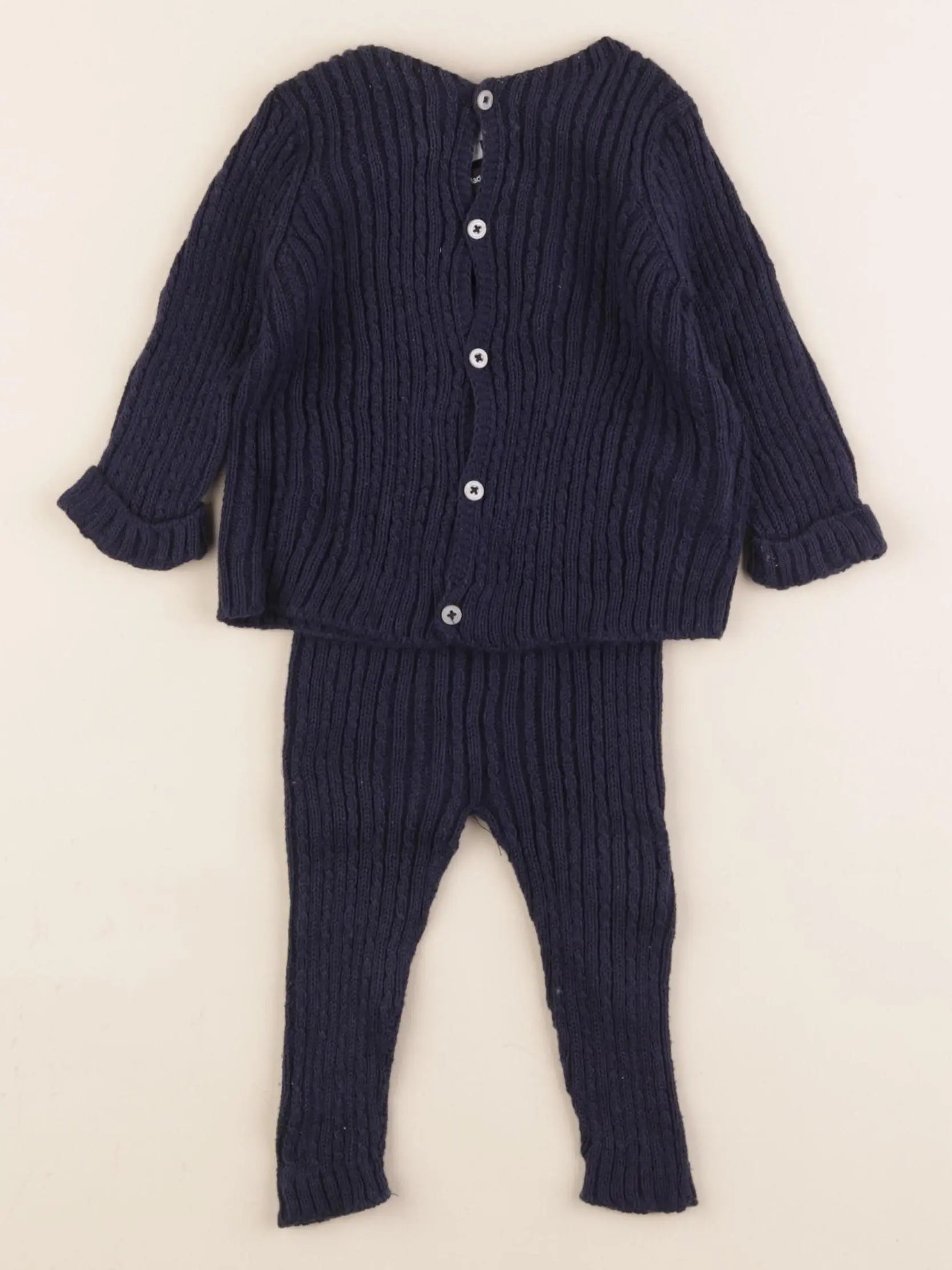 Cadet Rousselle - ensemble bleu - 3 mois