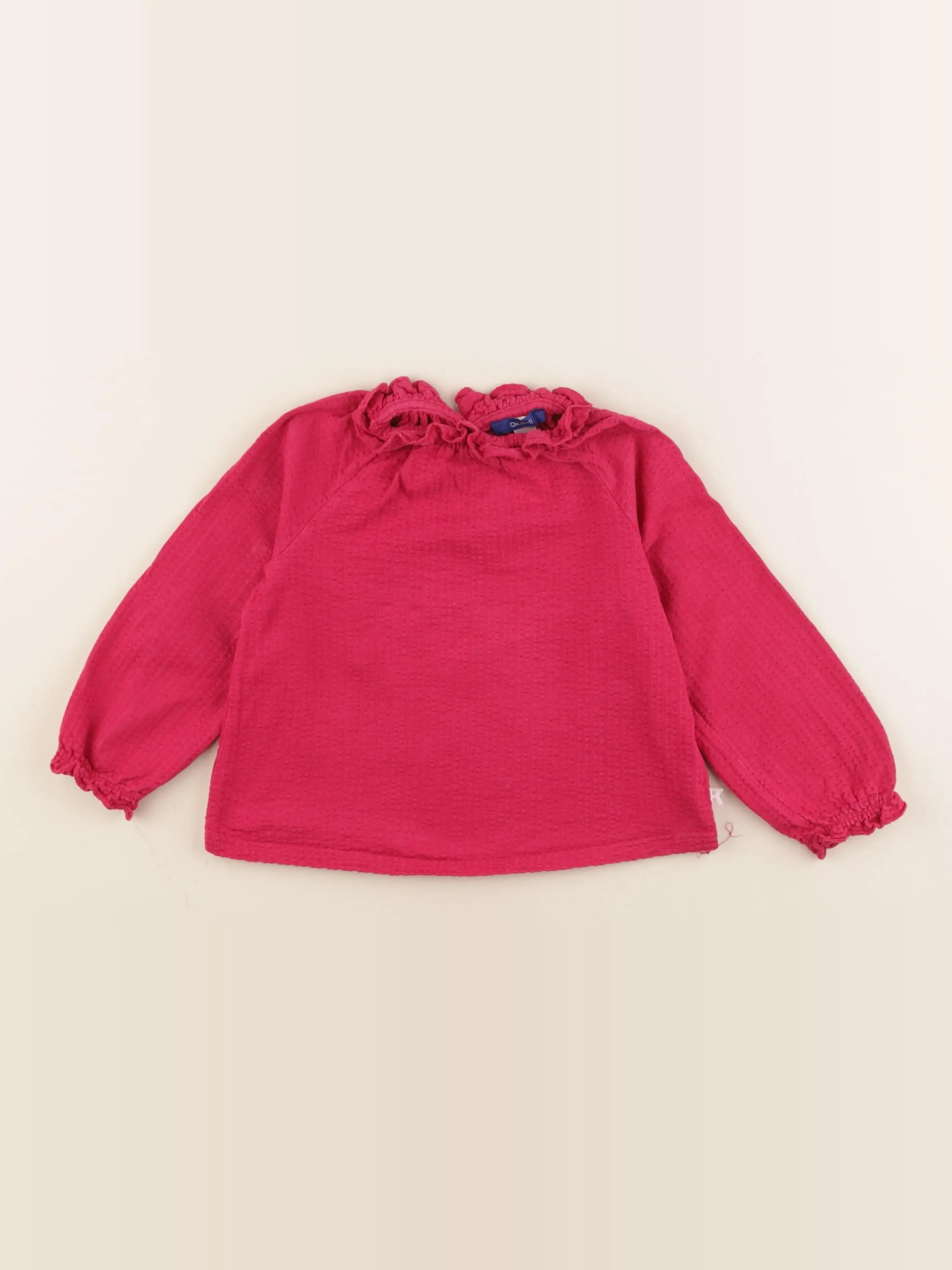 Okaidi - tee-shirt rose - 4 ans
