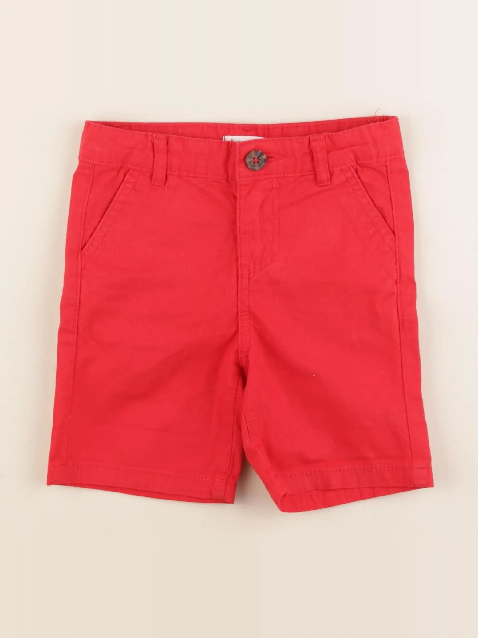 Vertbaudet - short rouge - 3 ans