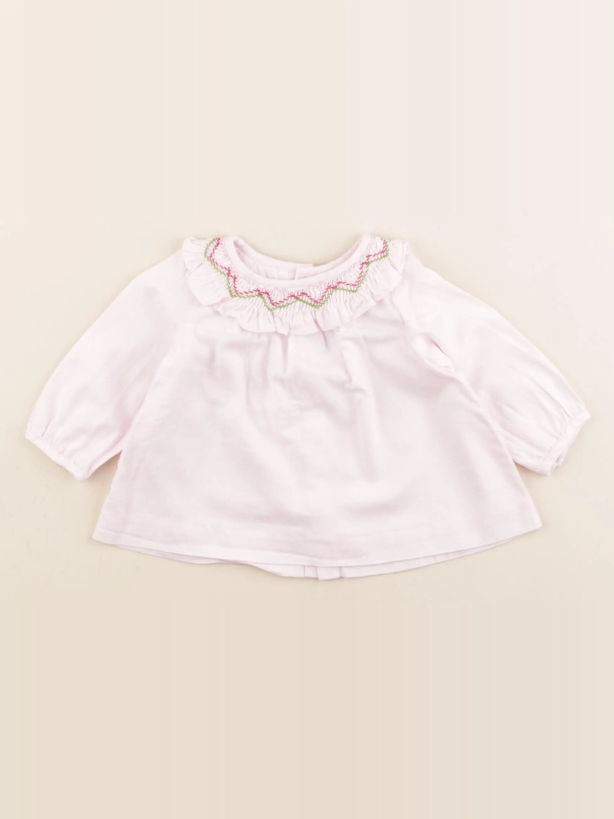 Jacadi - blouse rose - 6 mois
