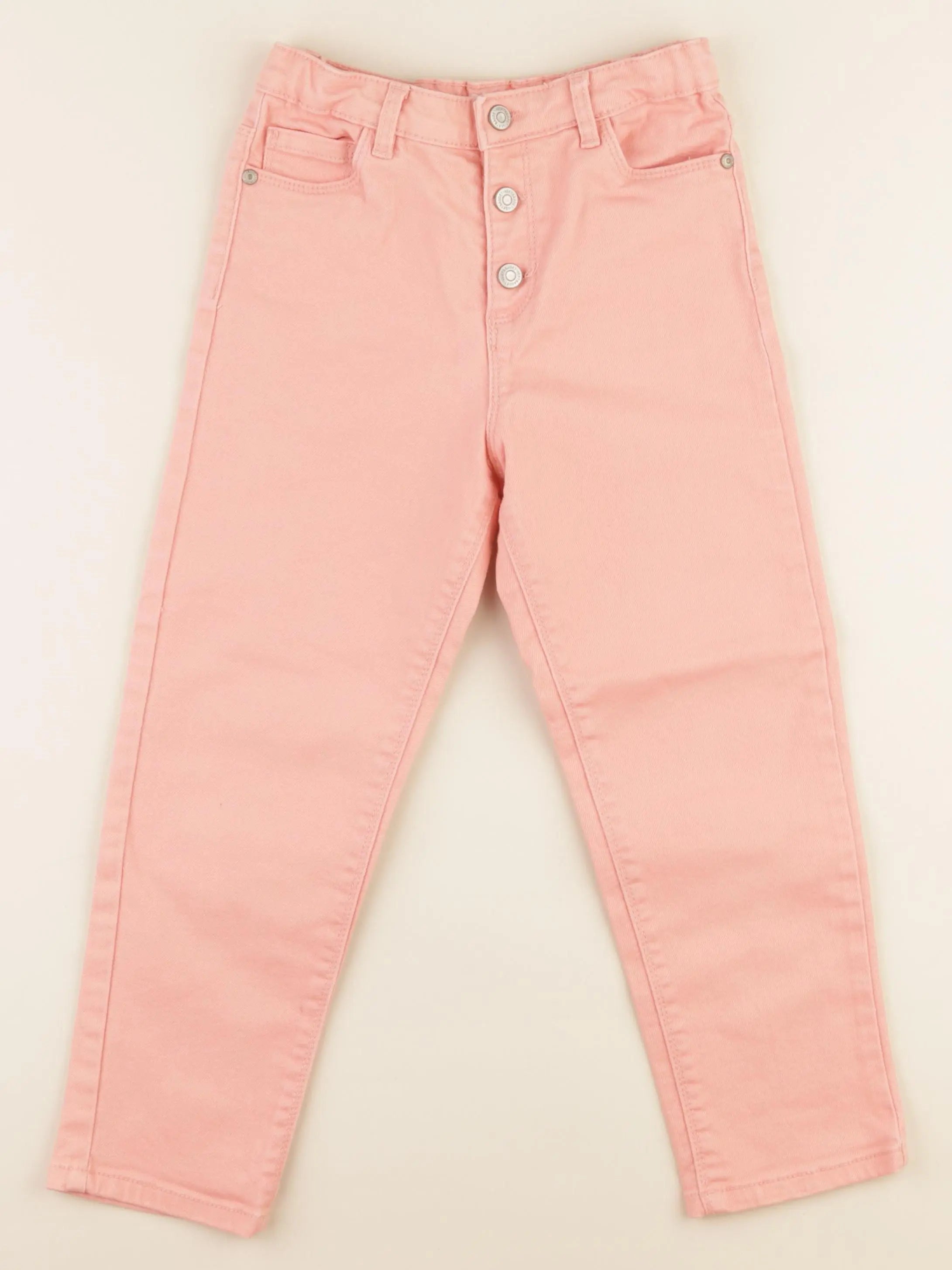 Vertbaudet - jean rose - 7 ans