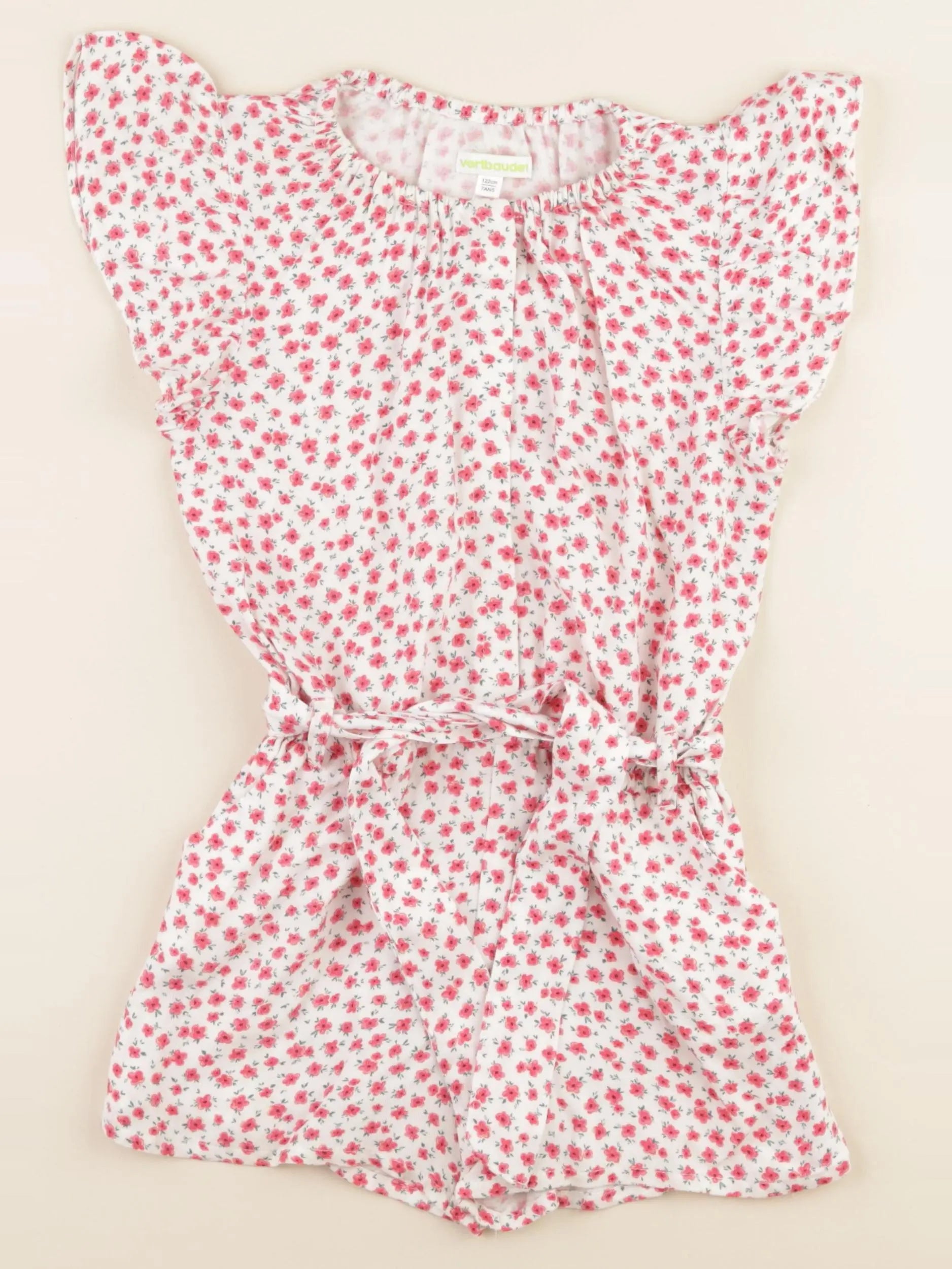 Vertbaudet - combinaison rouge - 7 ans