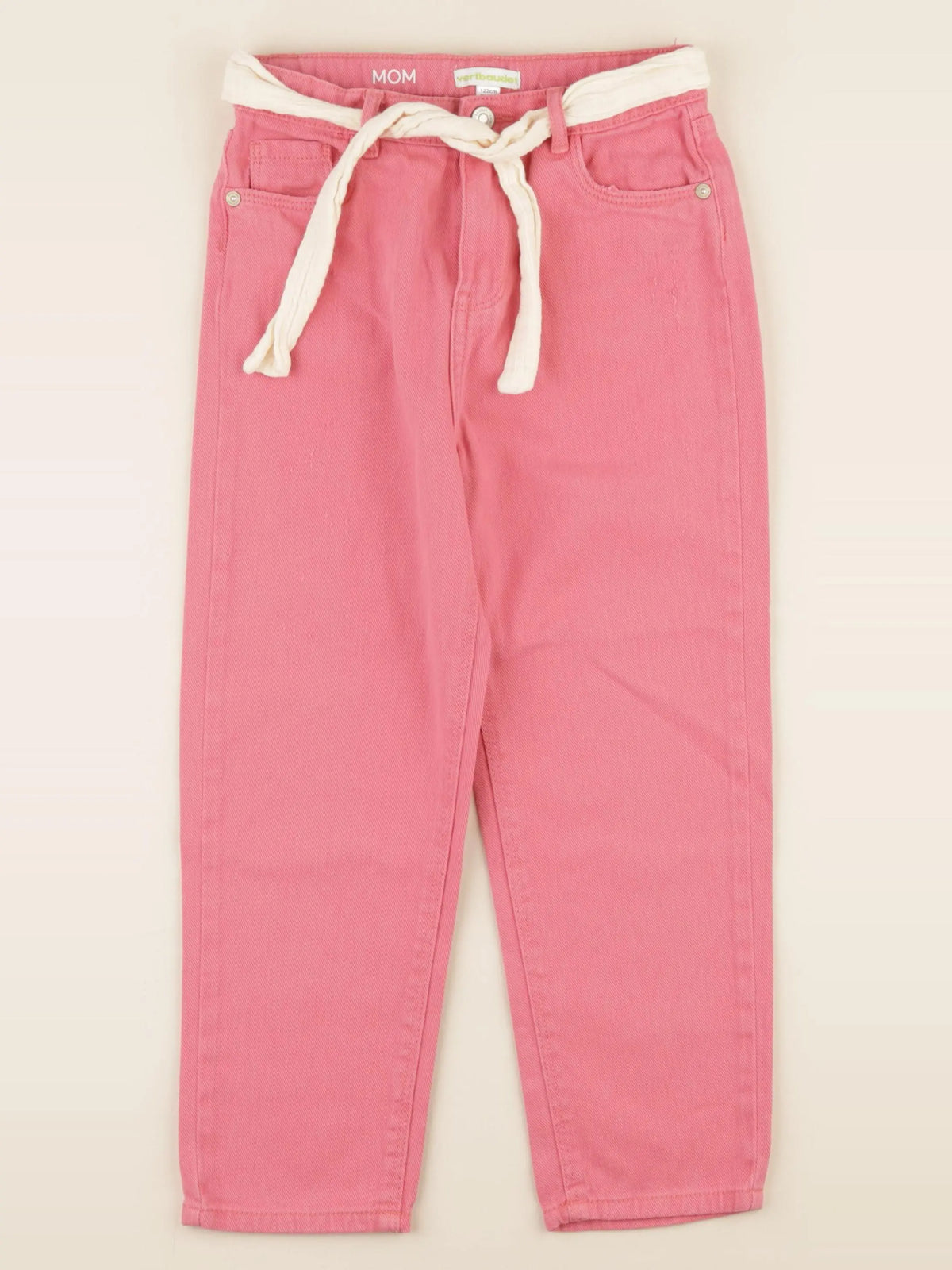 Vertbaudet - jean rose - 7 ans