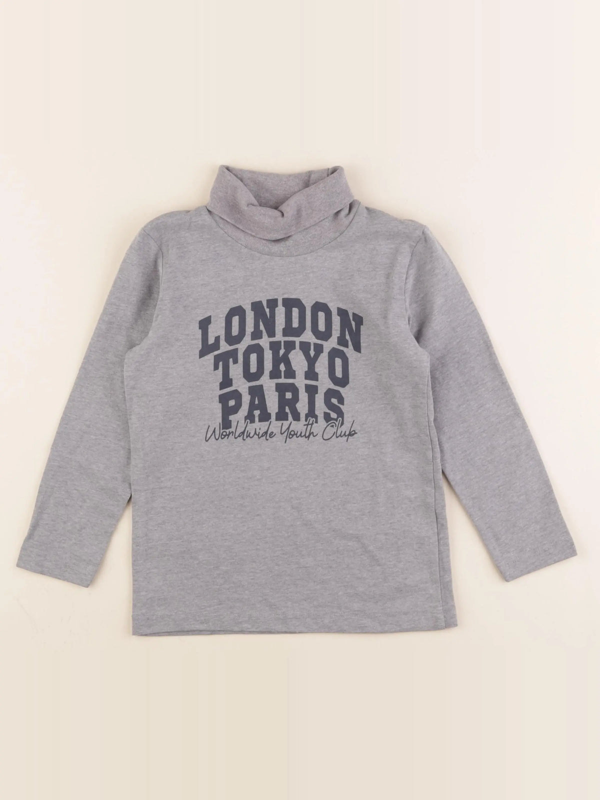 Tape à l'oeil - sous-pull gris - 4 ans