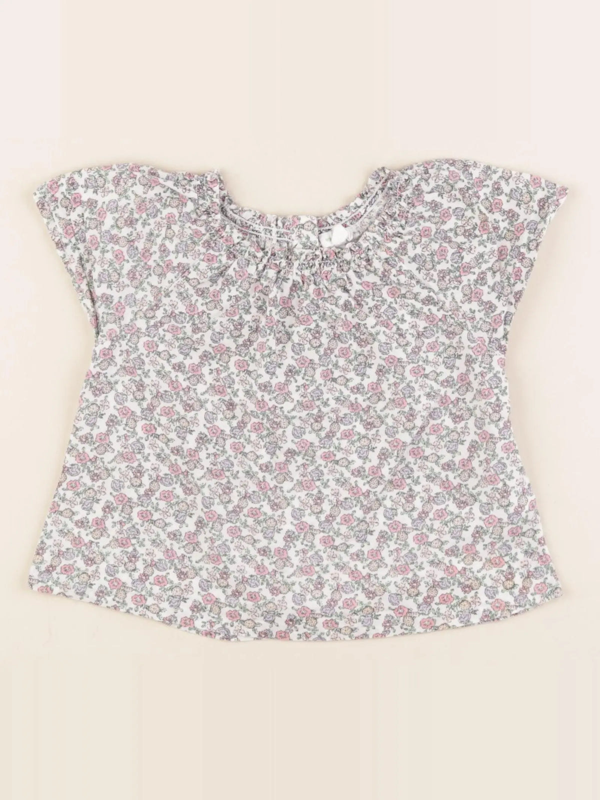 Vertbaudet - blouse multicolore - 18 mois
