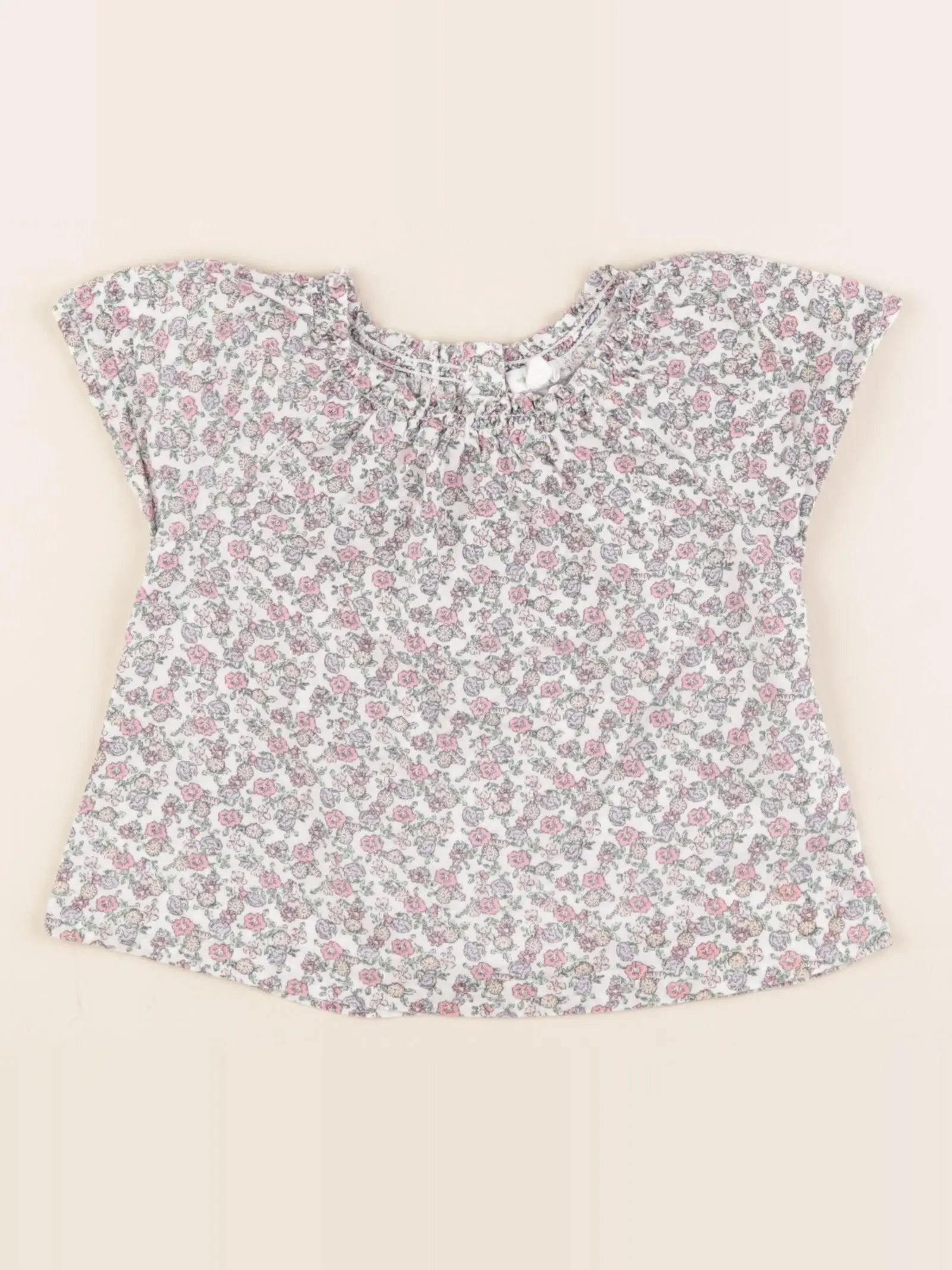 Vertbaudet - blouse multicolore - 18 mois