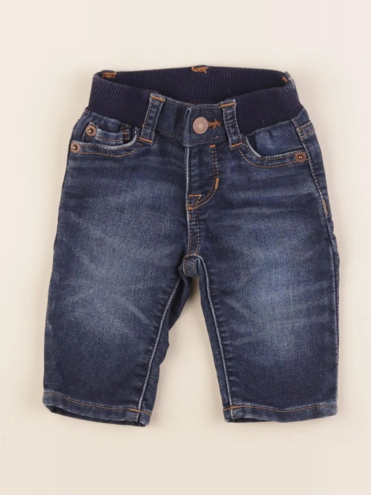 GAP - jean bleu - 0/3 mois