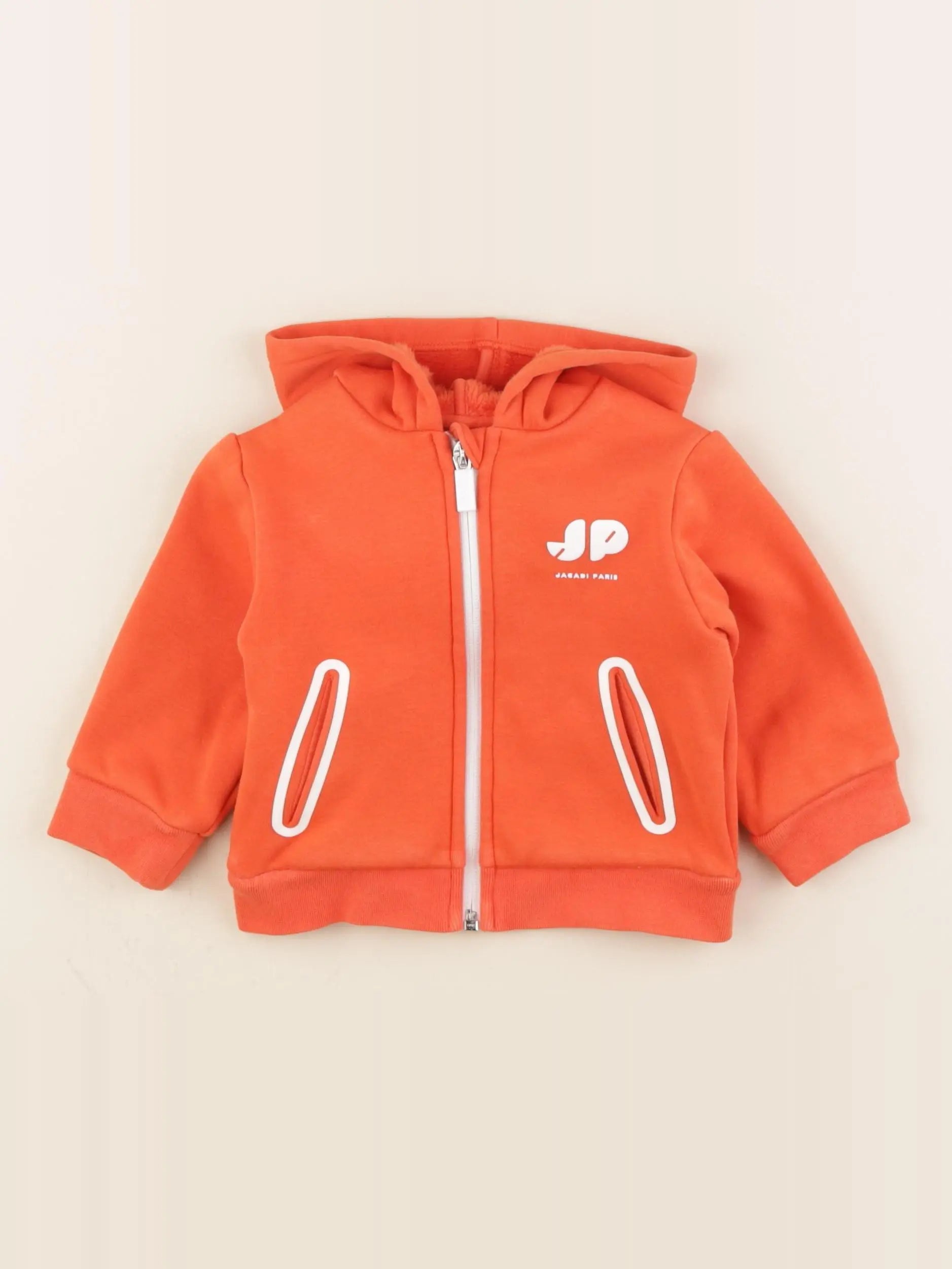 Jacadi - sweat orange - 12 mois