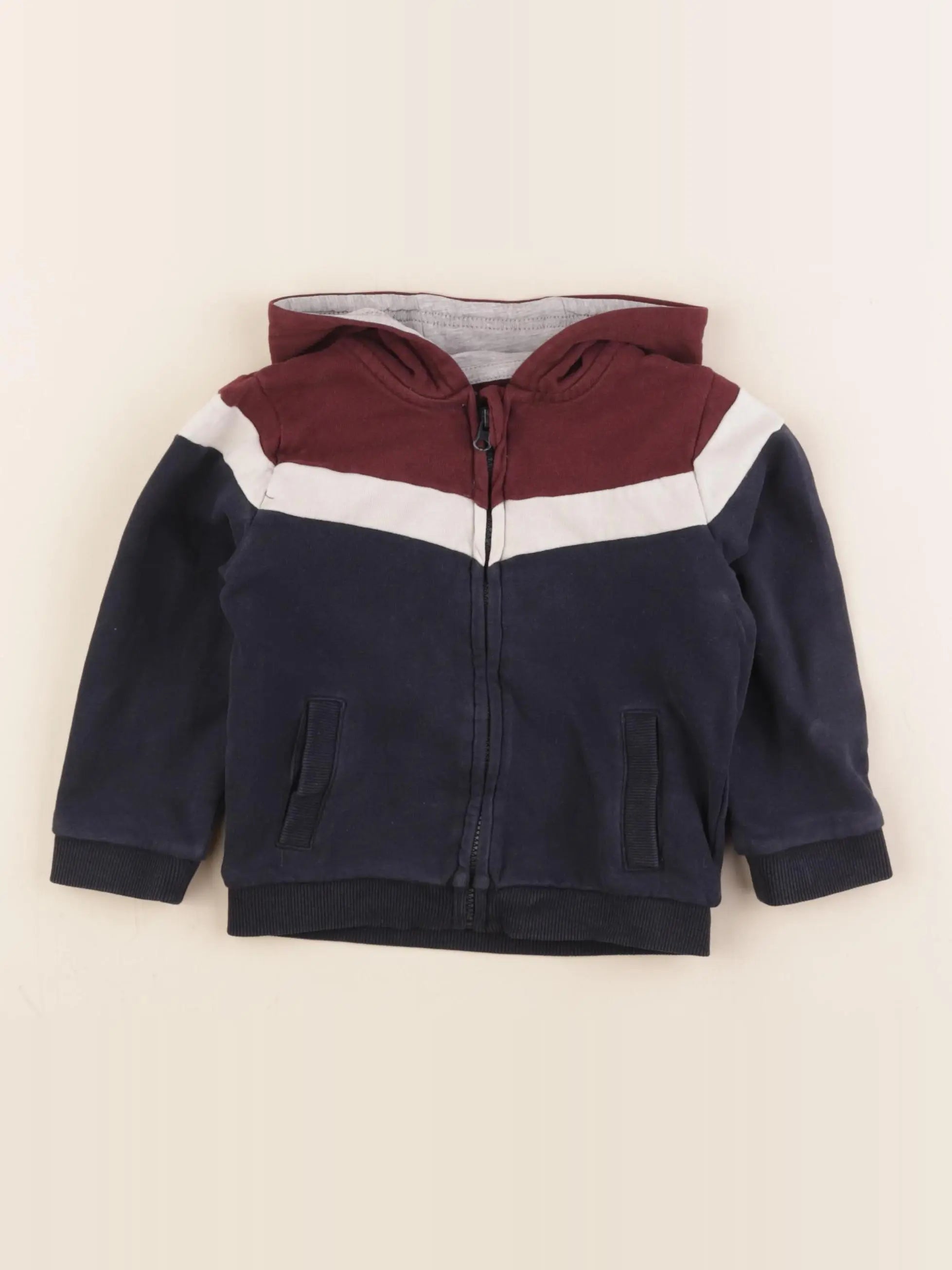 Vertbaudet - sweat bleu - 24 mois