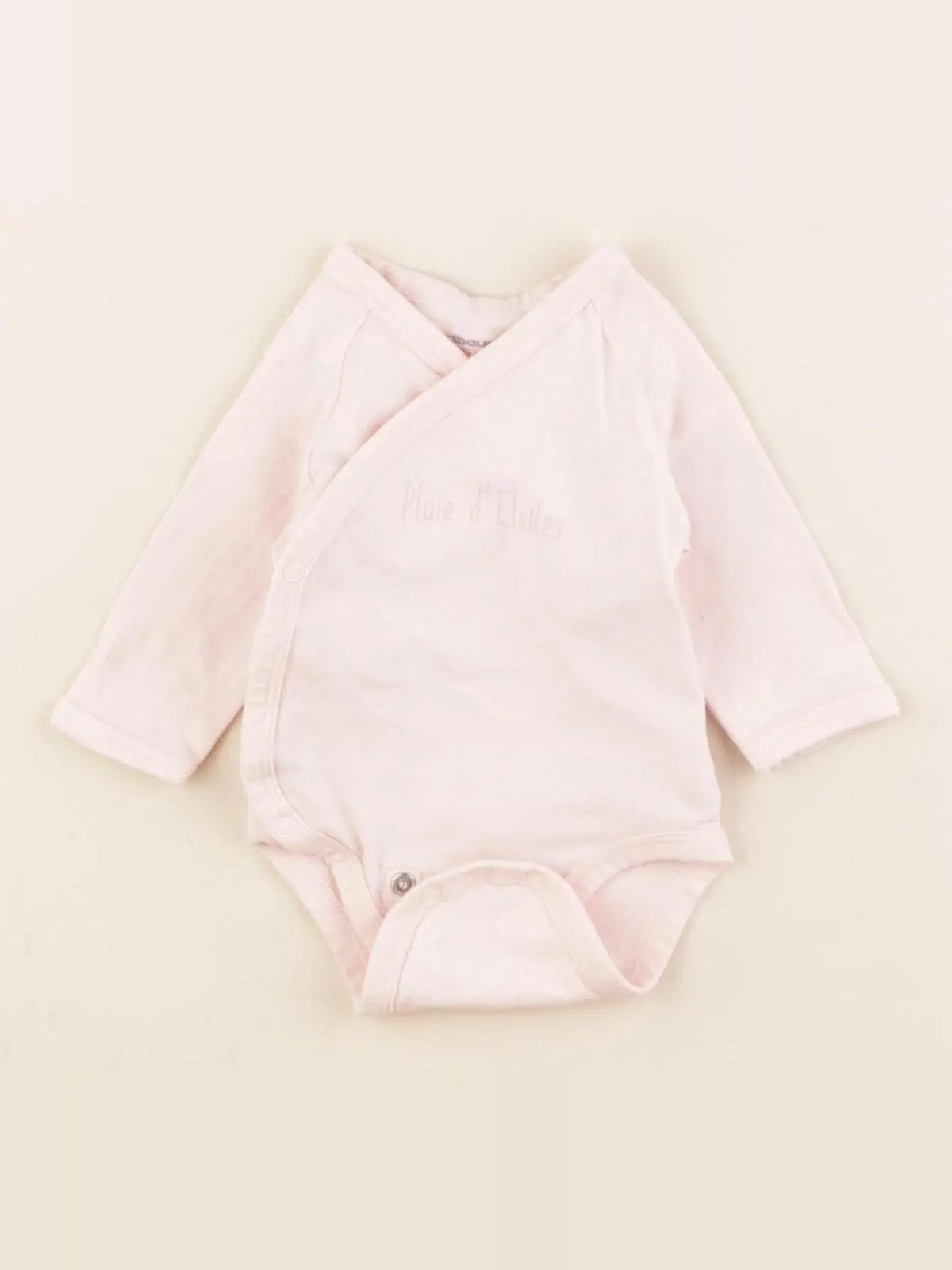 Vertbaudet - body rose - 1 mois