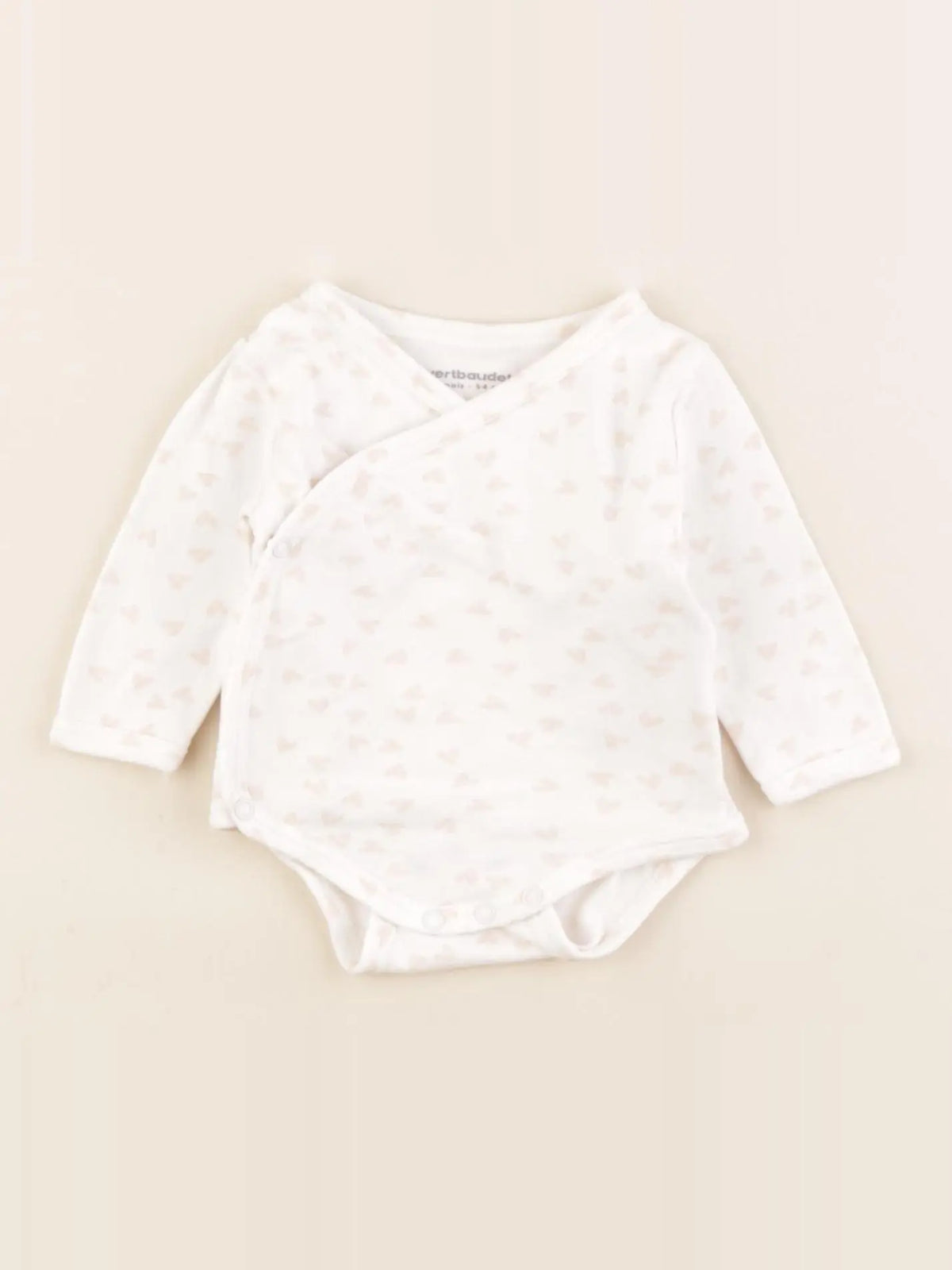 Vertbaudet - body blanc - 1 mois