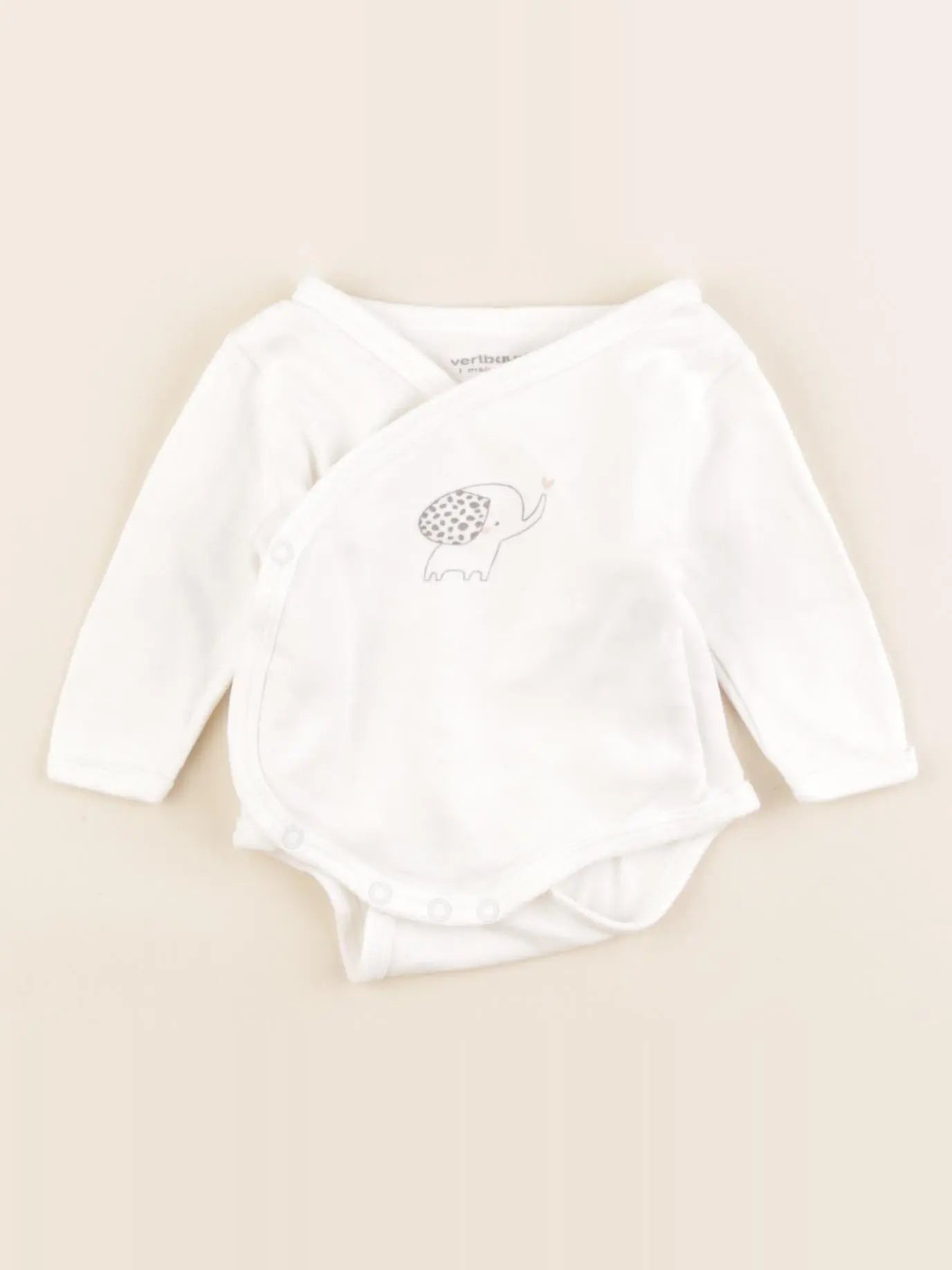 Vertbaudet - body blanc - 1 mois
