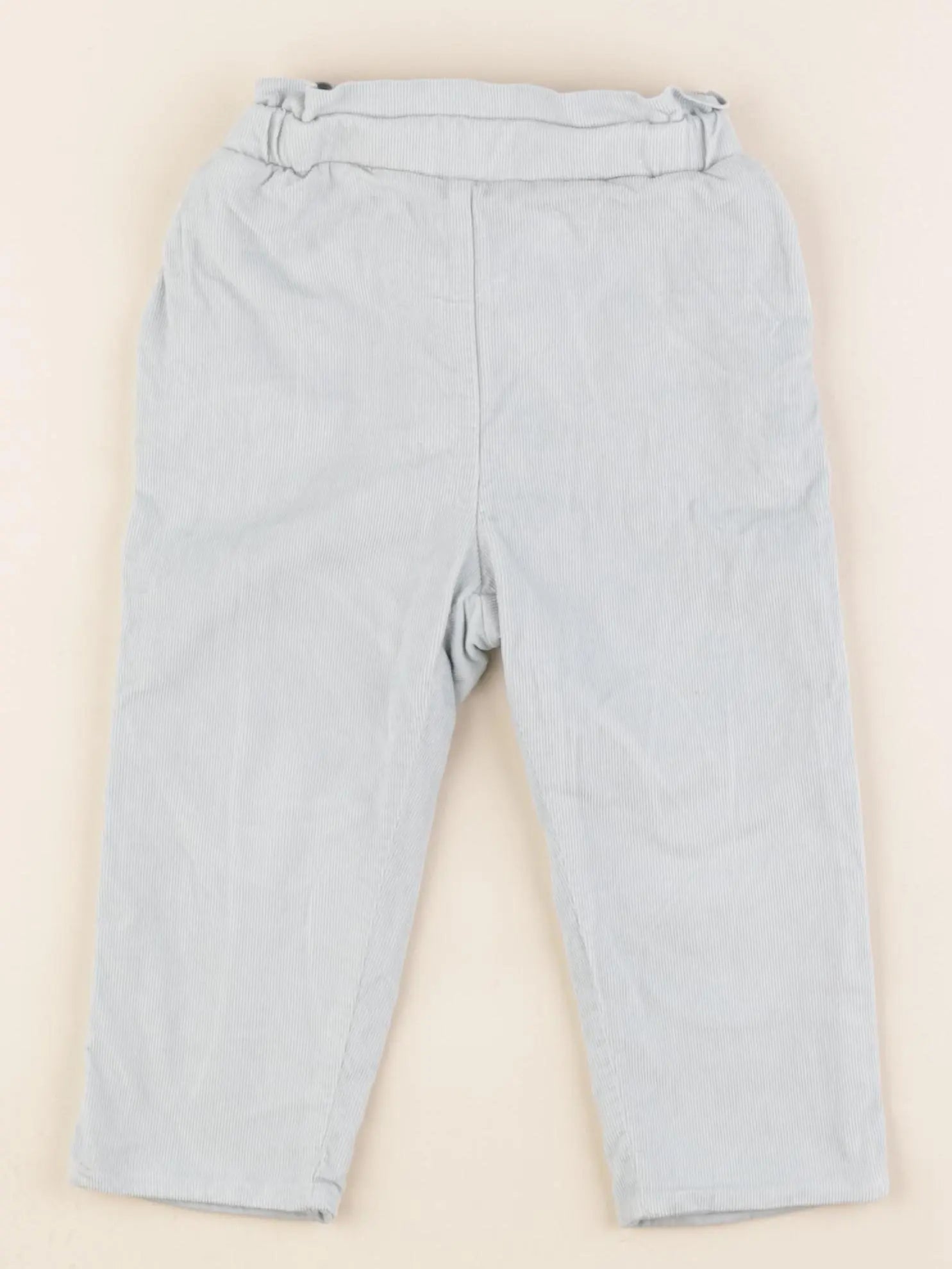Jacadi - pantalon doublé bleu - 24 mois