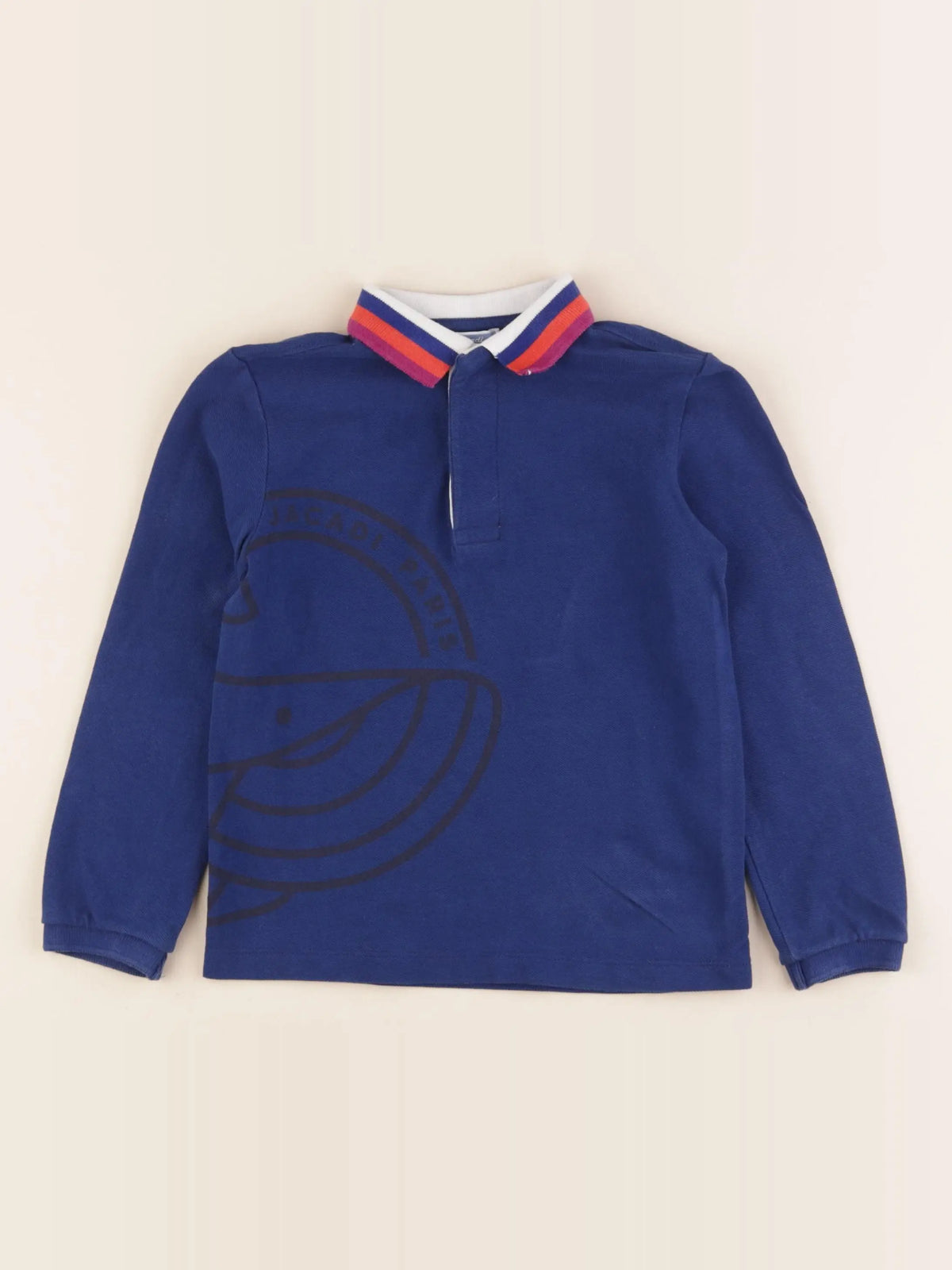 Jacadi - polo bleu - 4 ans