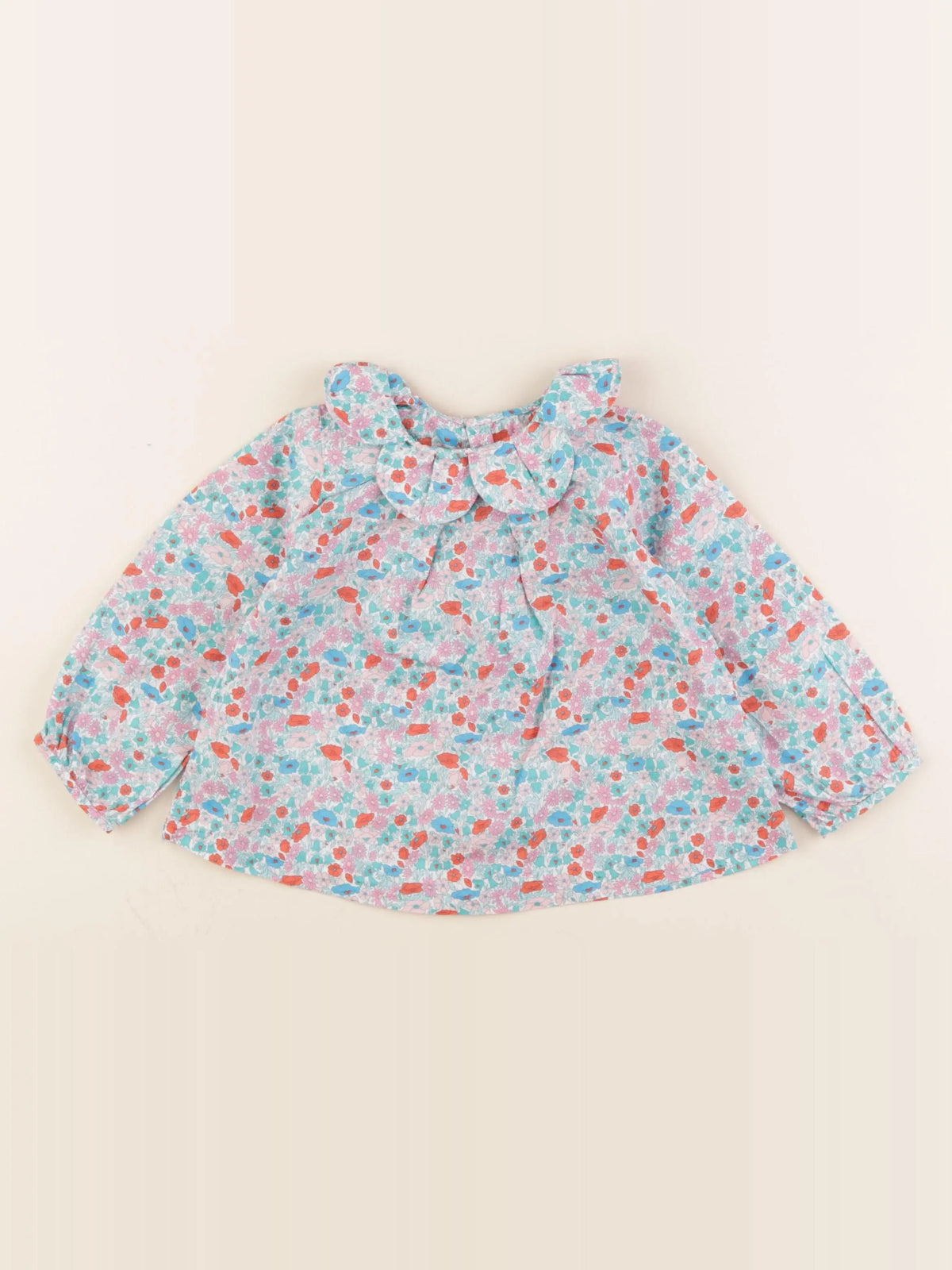 Jacadi - blouse liberty multicolore - 24 mois