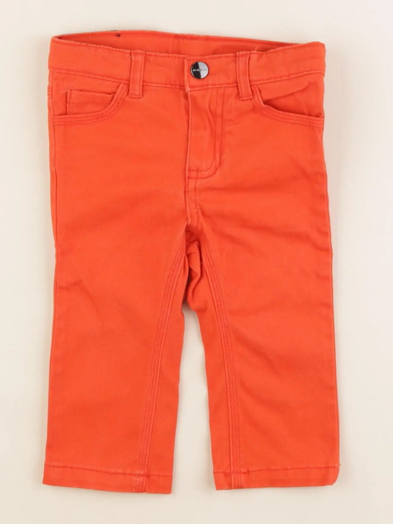 Jacadi - jean rouge - 12 mois