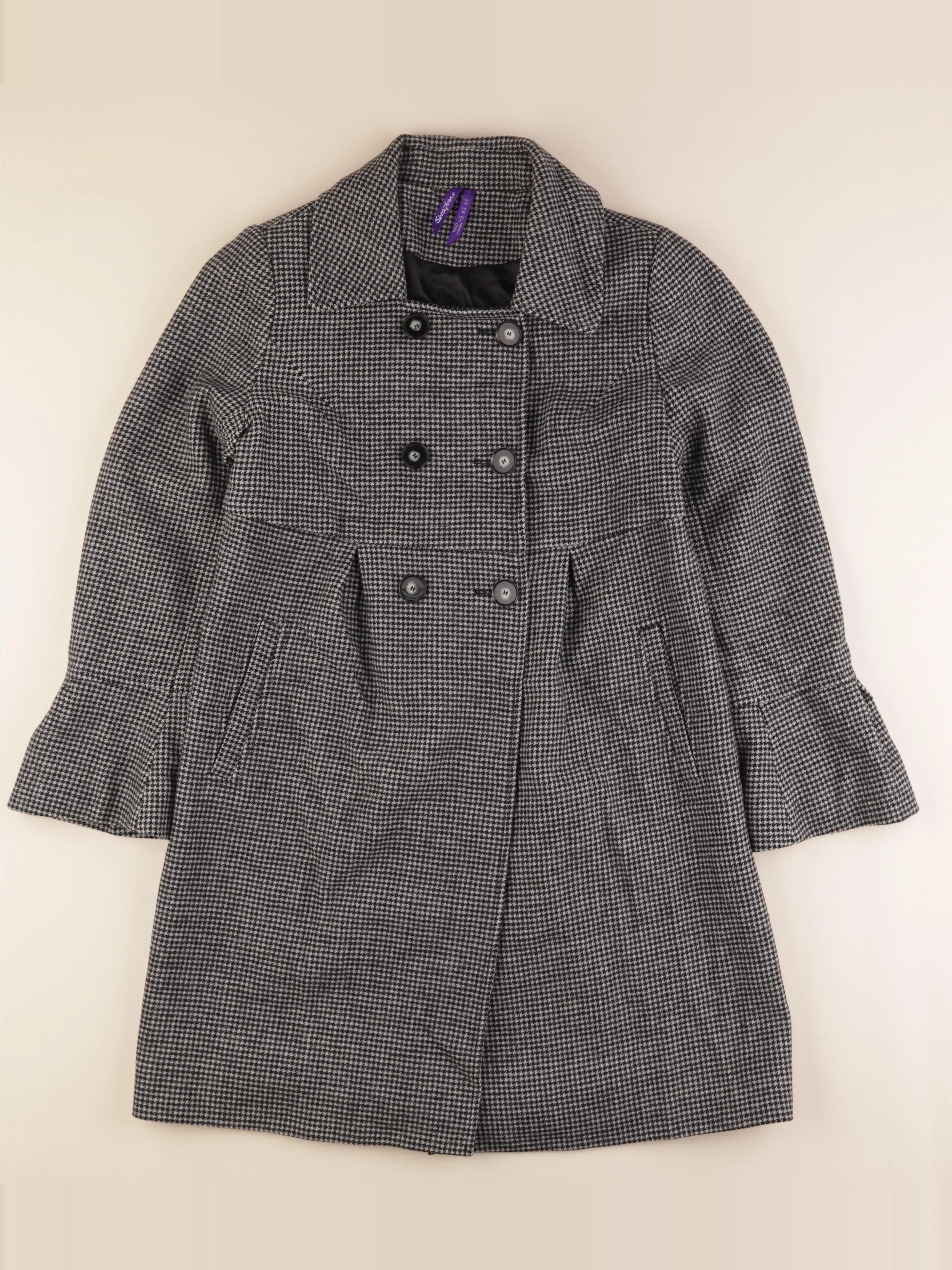 Seraphine - manteau grossesse gris, noir - 40