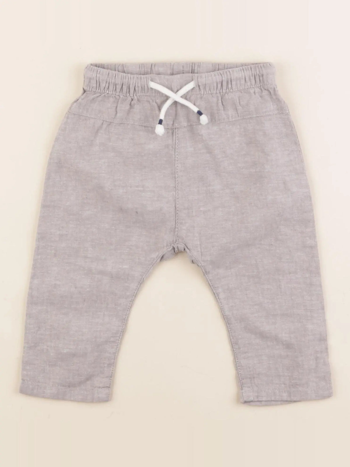 H&M - sarouel gris - 6 mois
