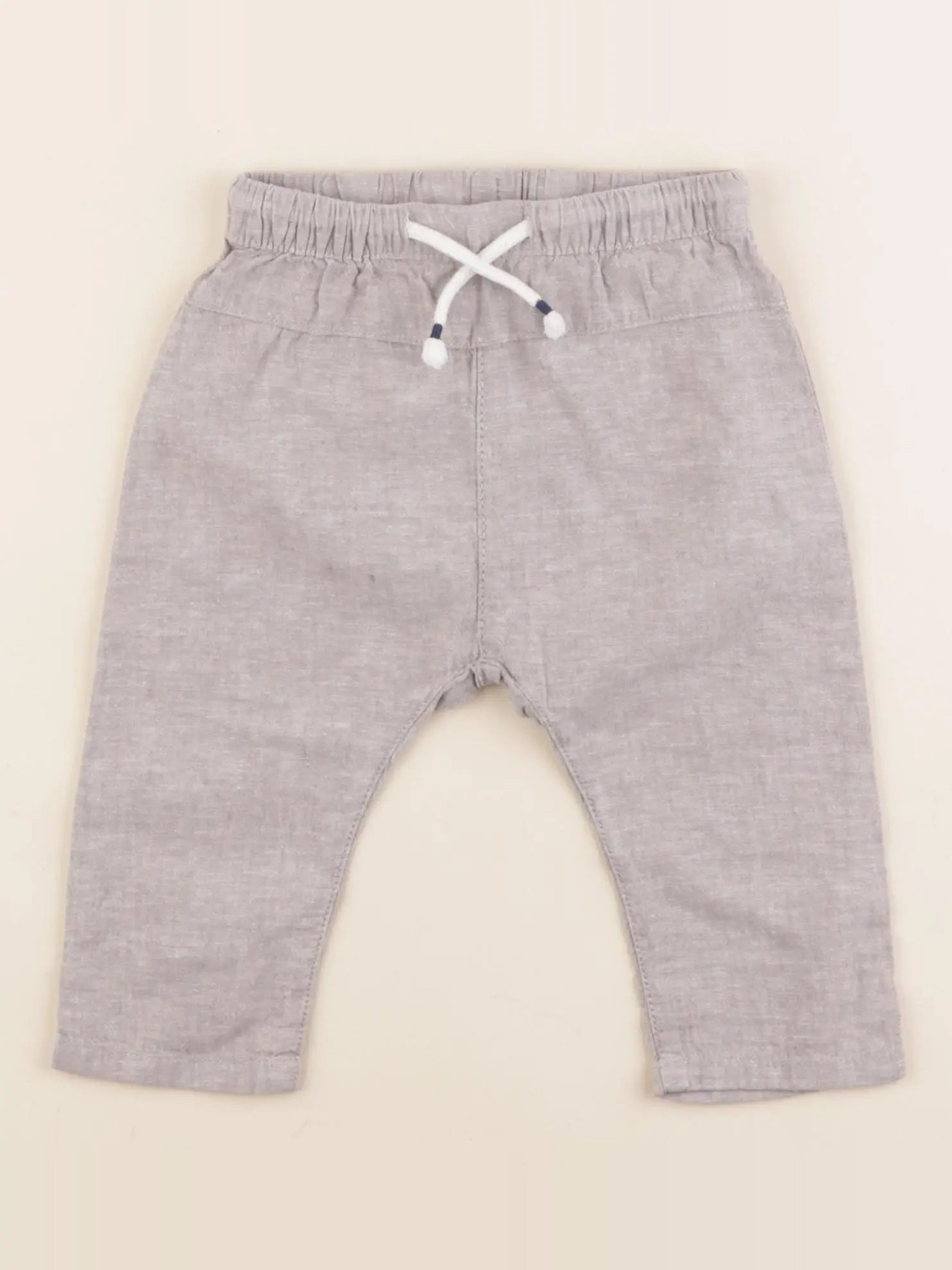 H&M - sarouel gris - 6 mois