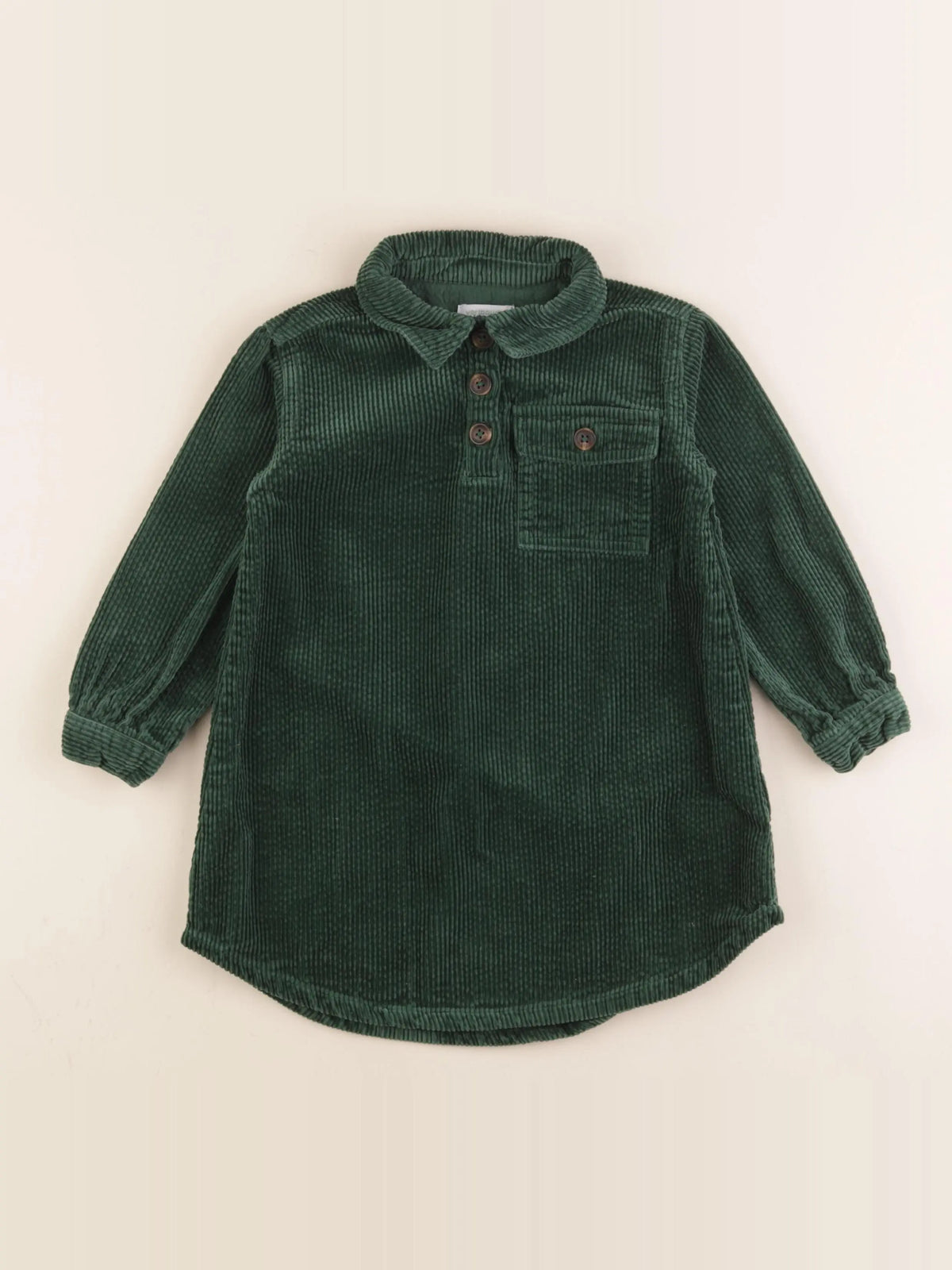 Vertbaudet - robe vert - 4 ans