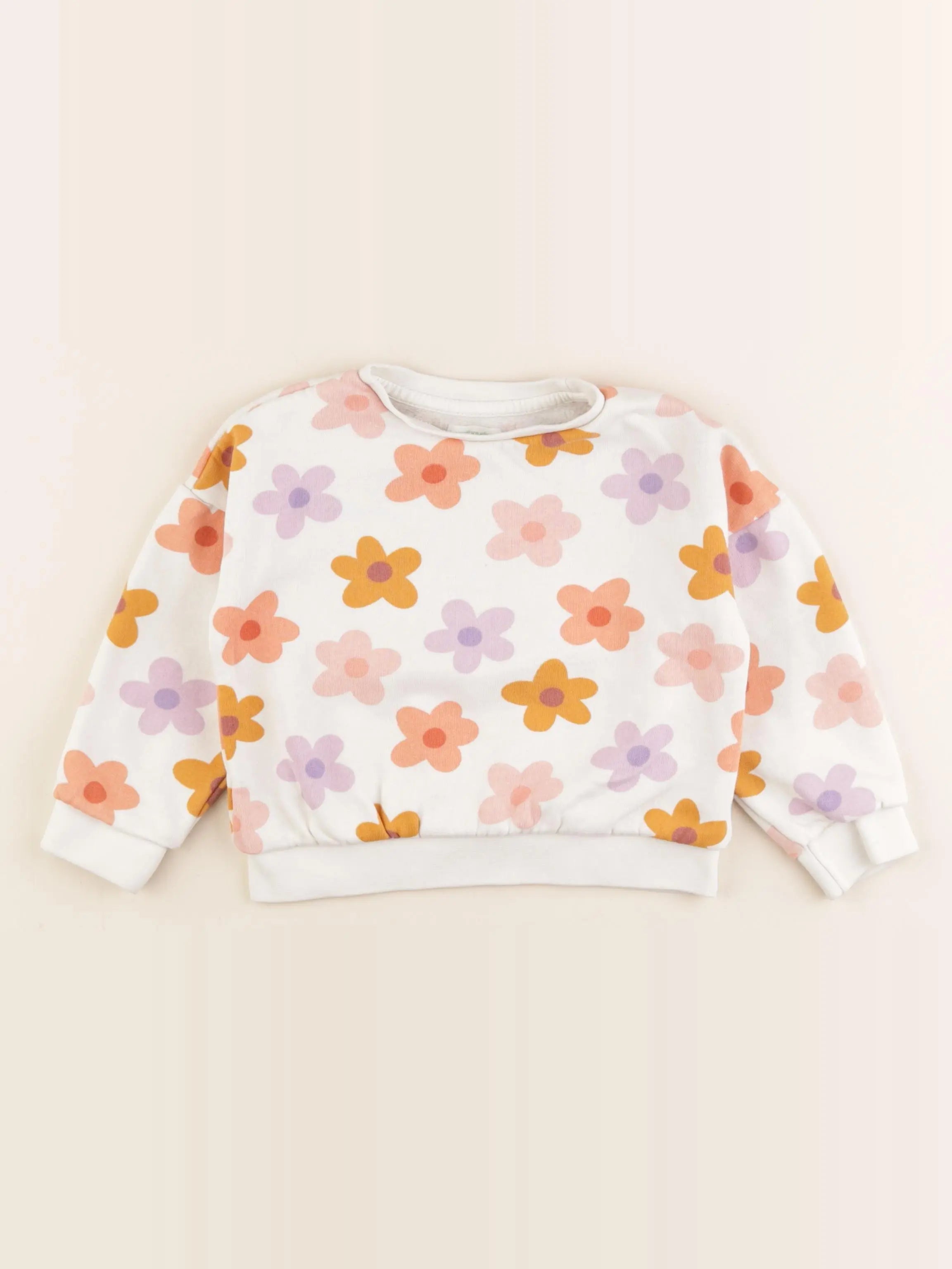 Vertbaudet - sweat multicolore - 4 ans