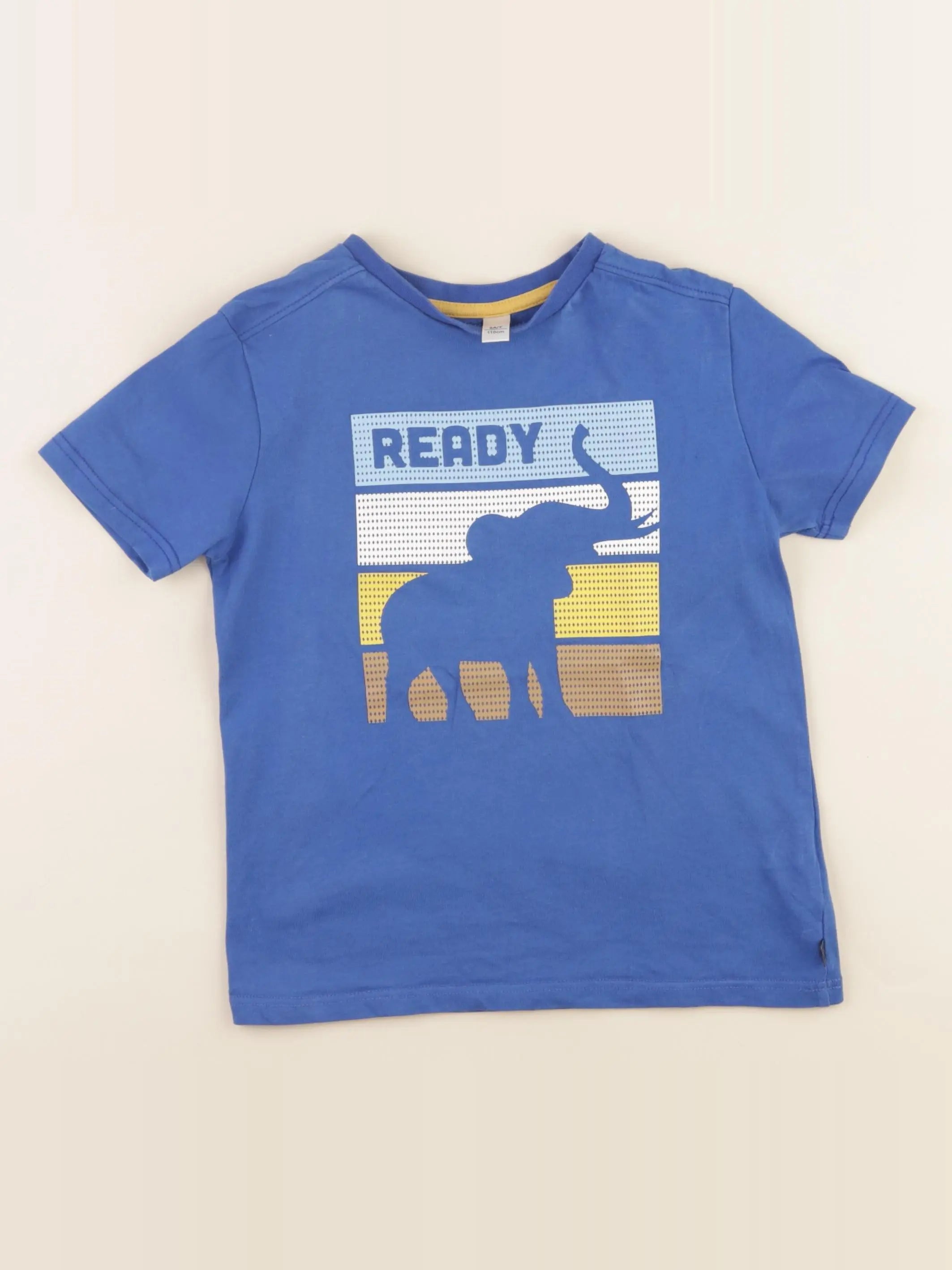 Okaidi - tee-shirt bleu - 5 ans