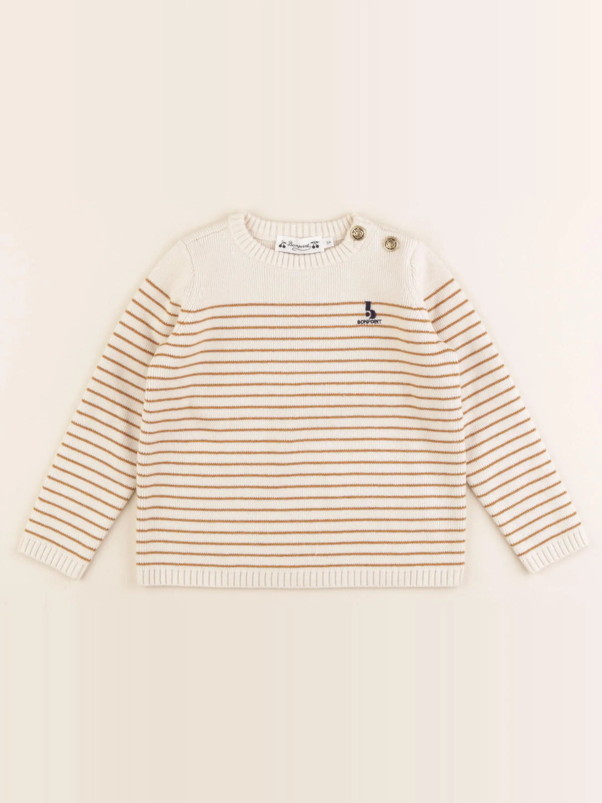 Bonpoint - pull beige - 3 ans
