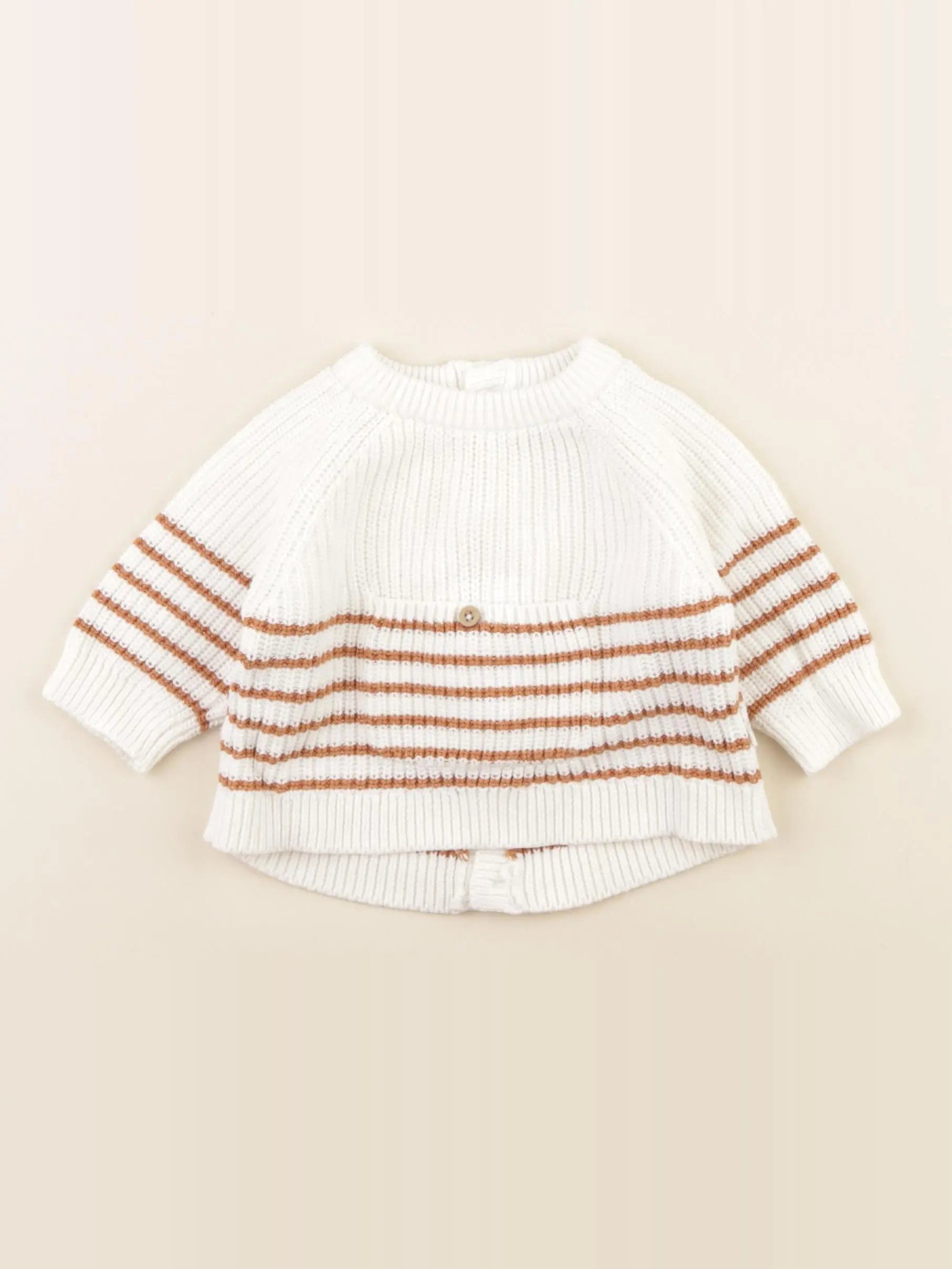 La Redoute - pull blanc - 3 mois