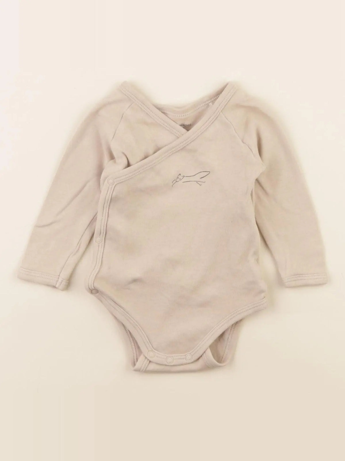 Vertbaudet - body marron - 3 mois