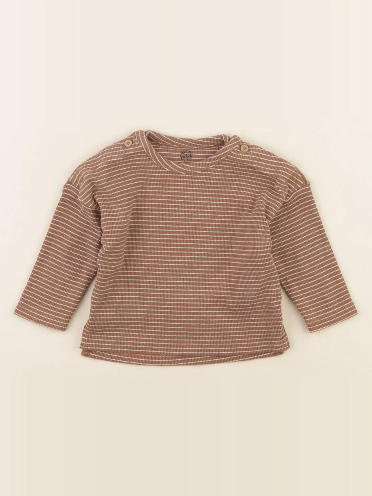 La Redoute - tee-shirt marron - 3 mois