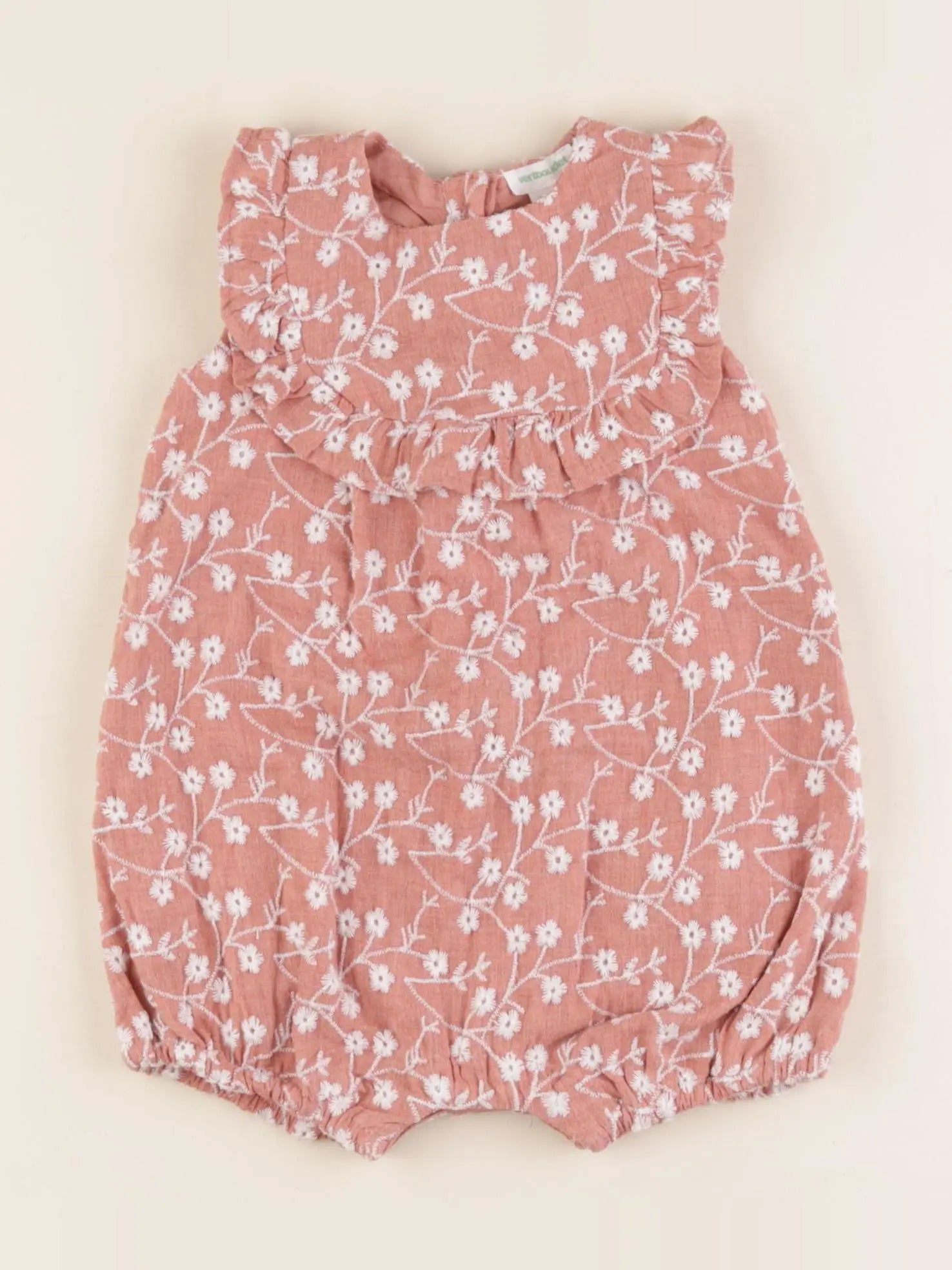 Vertbaudet - combinaison rose - 9 mois