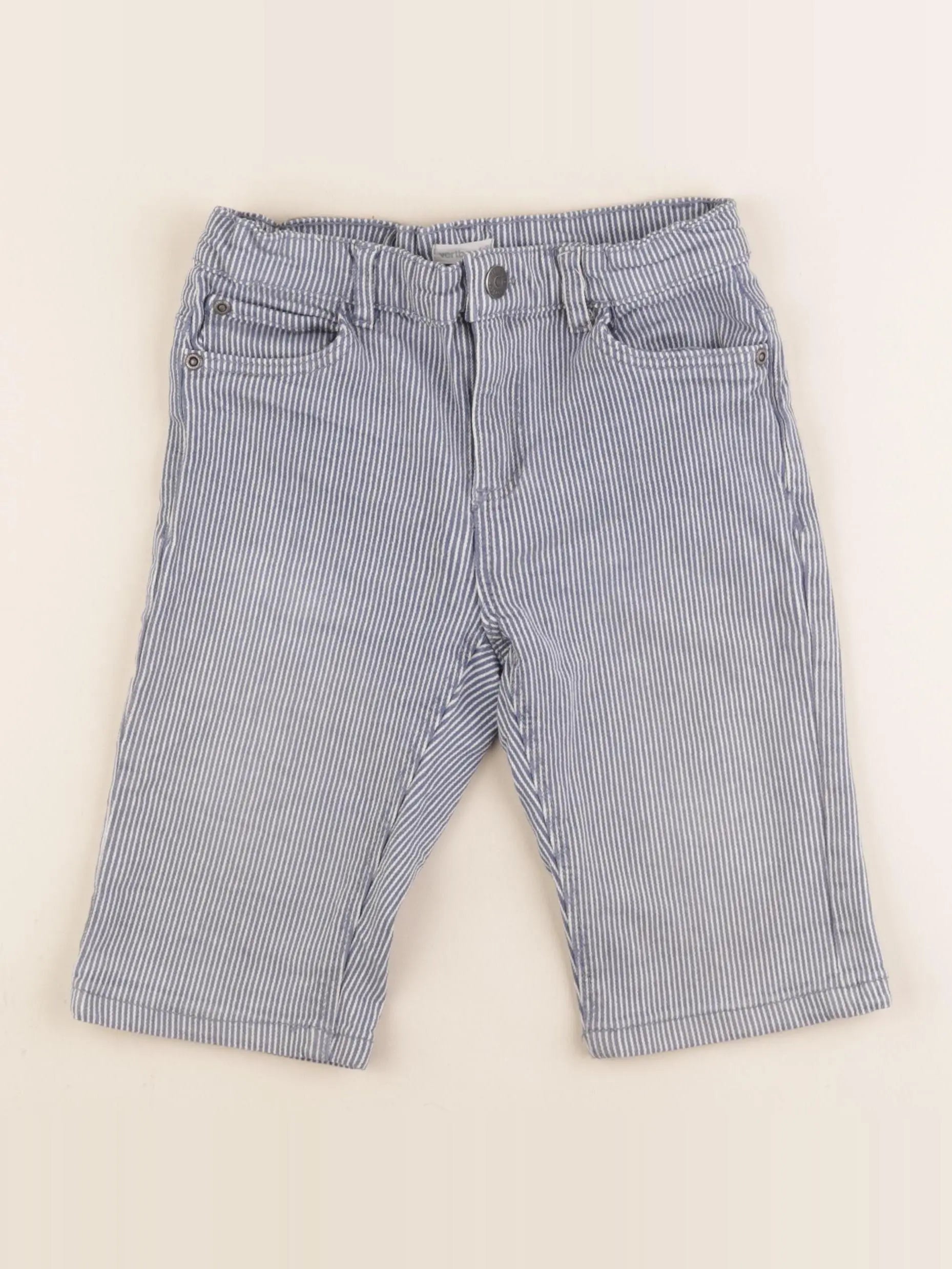 Vertbaudet - short bleu - 9 ans