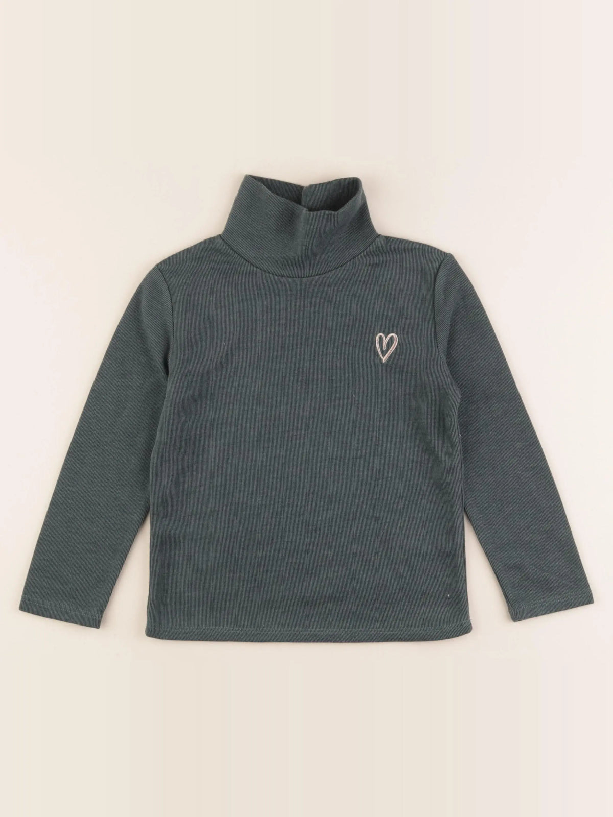 Vertbaudet - sous-pull vert - 5 ans