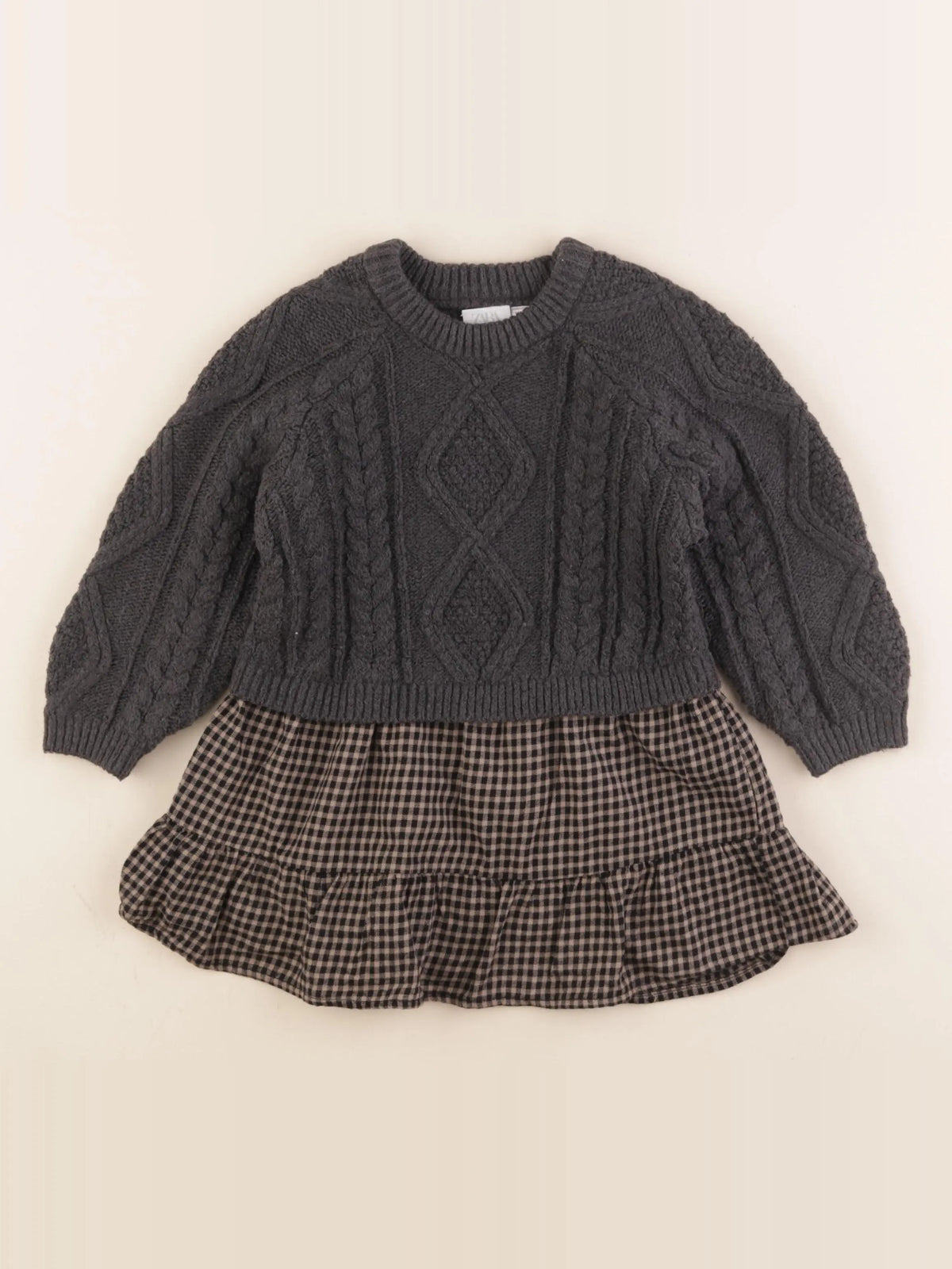 Zara - robe multicolore - 2 ans