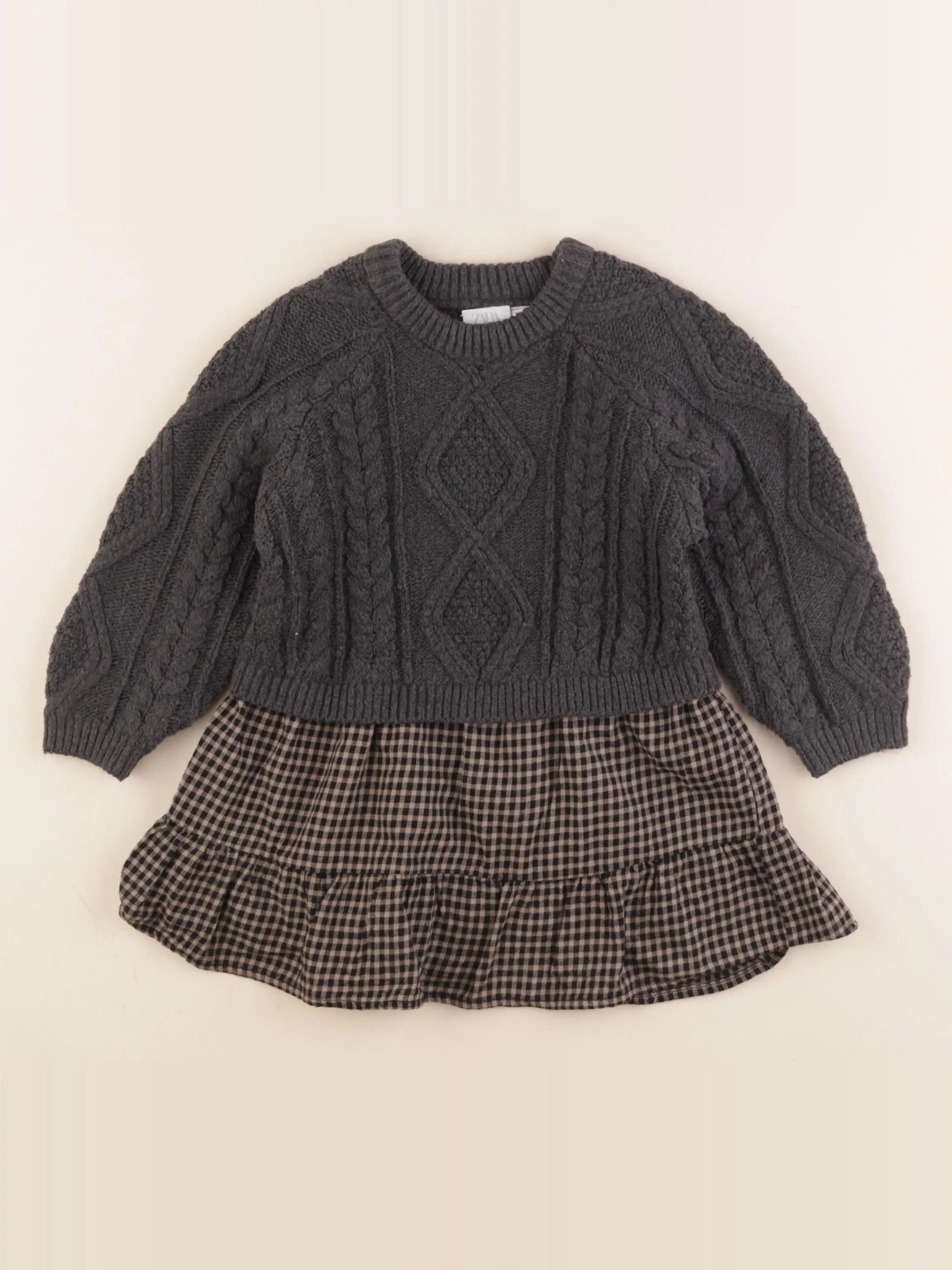 Zara - robe multicolore - 2 ans
