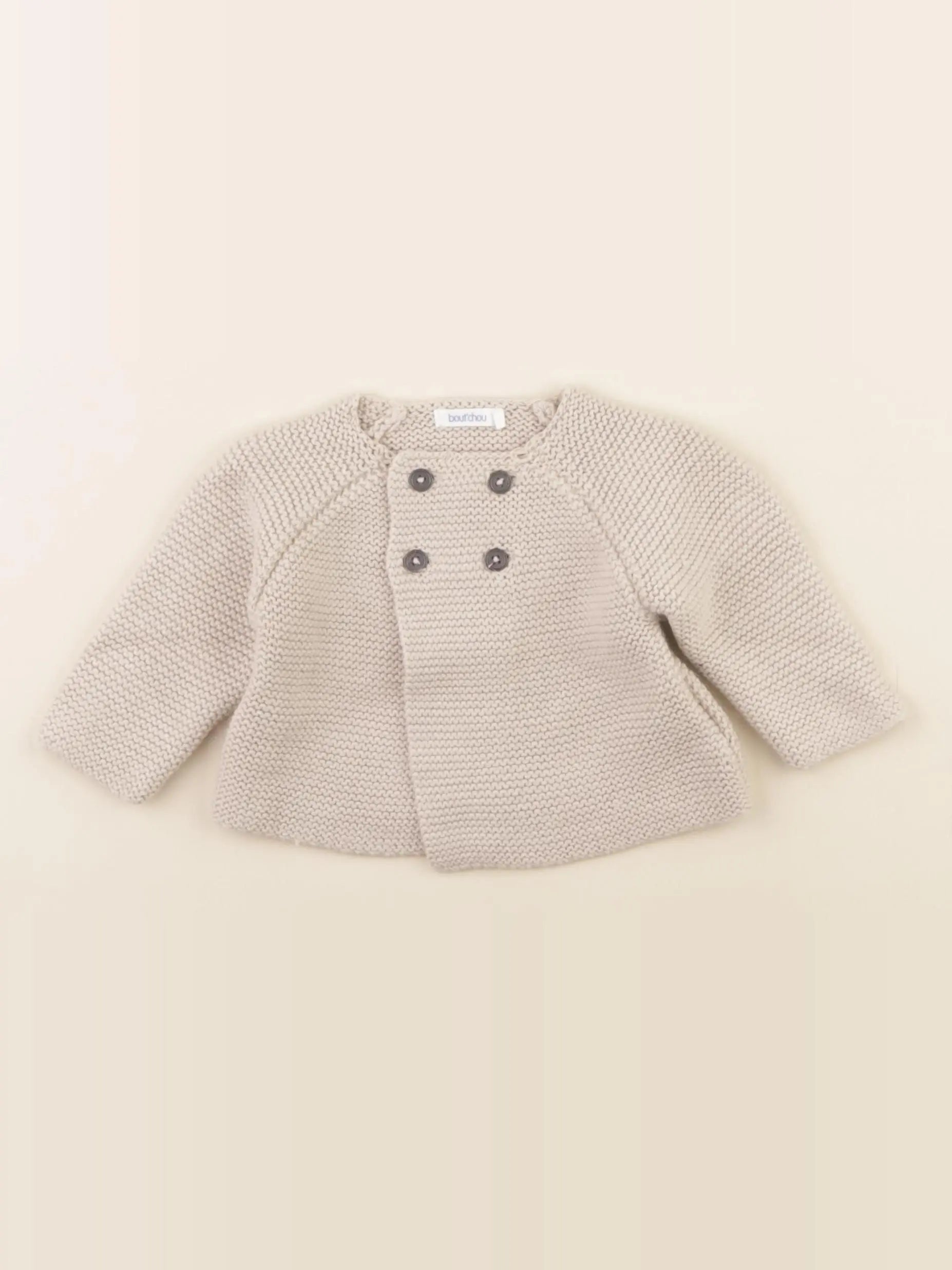 Boutchou - gilet beige - 3 mois