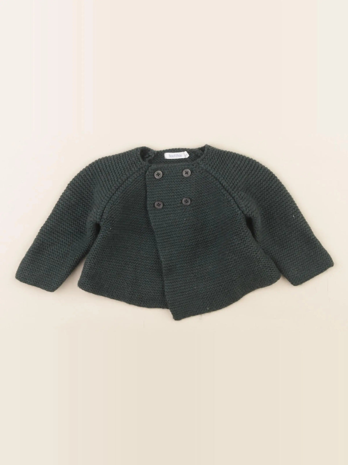 Boutchou - gilet vert - 3 mois