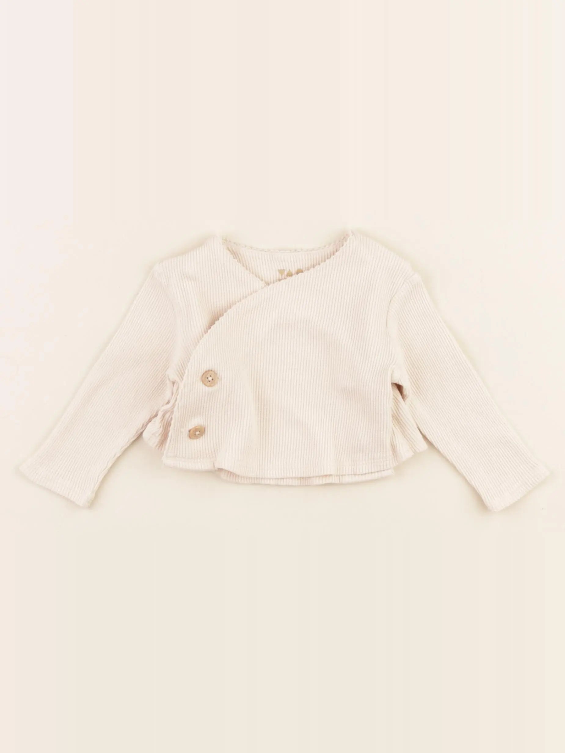 Tape à l'oeil - tee-shirt beige - 3 mois