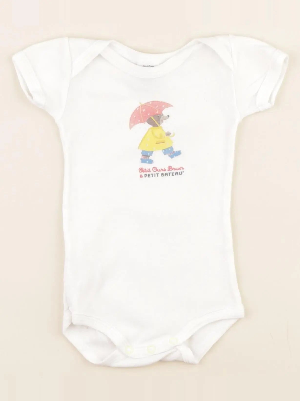 Petit Bateau - body blanc - 3 mois
