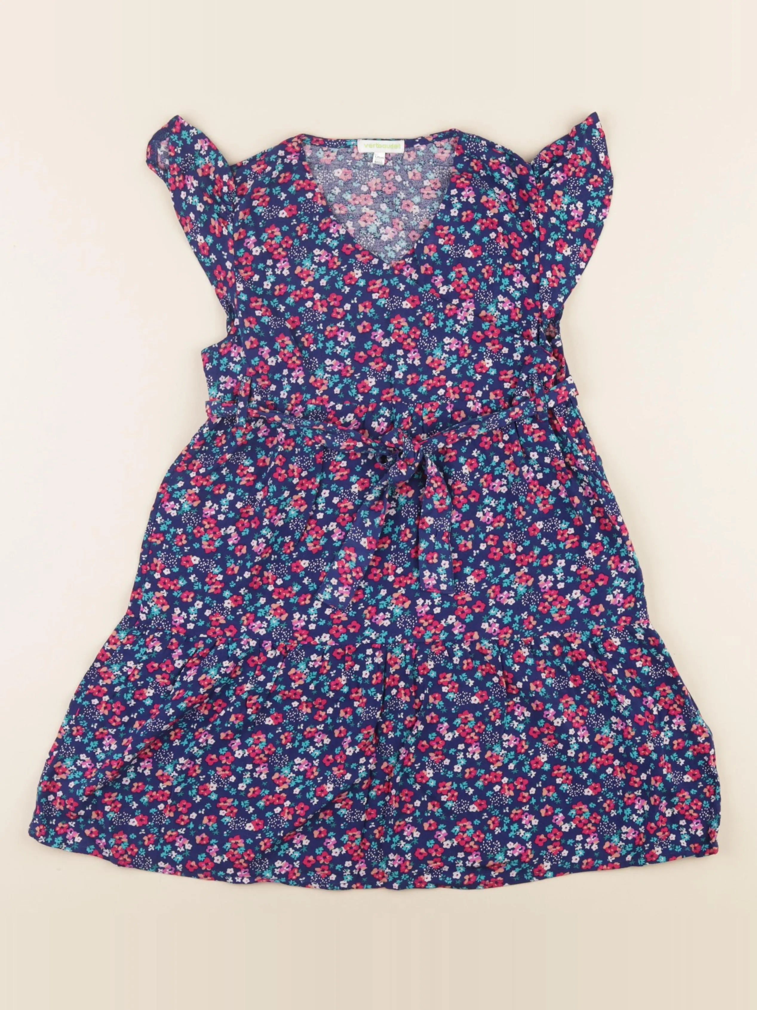 Vertbaudet - robe bleu - 8 ans