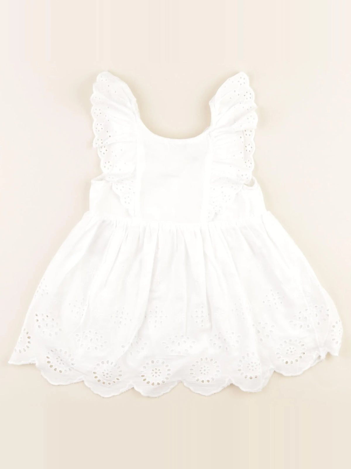 Vertbaudet - robe blanc - 2 ans