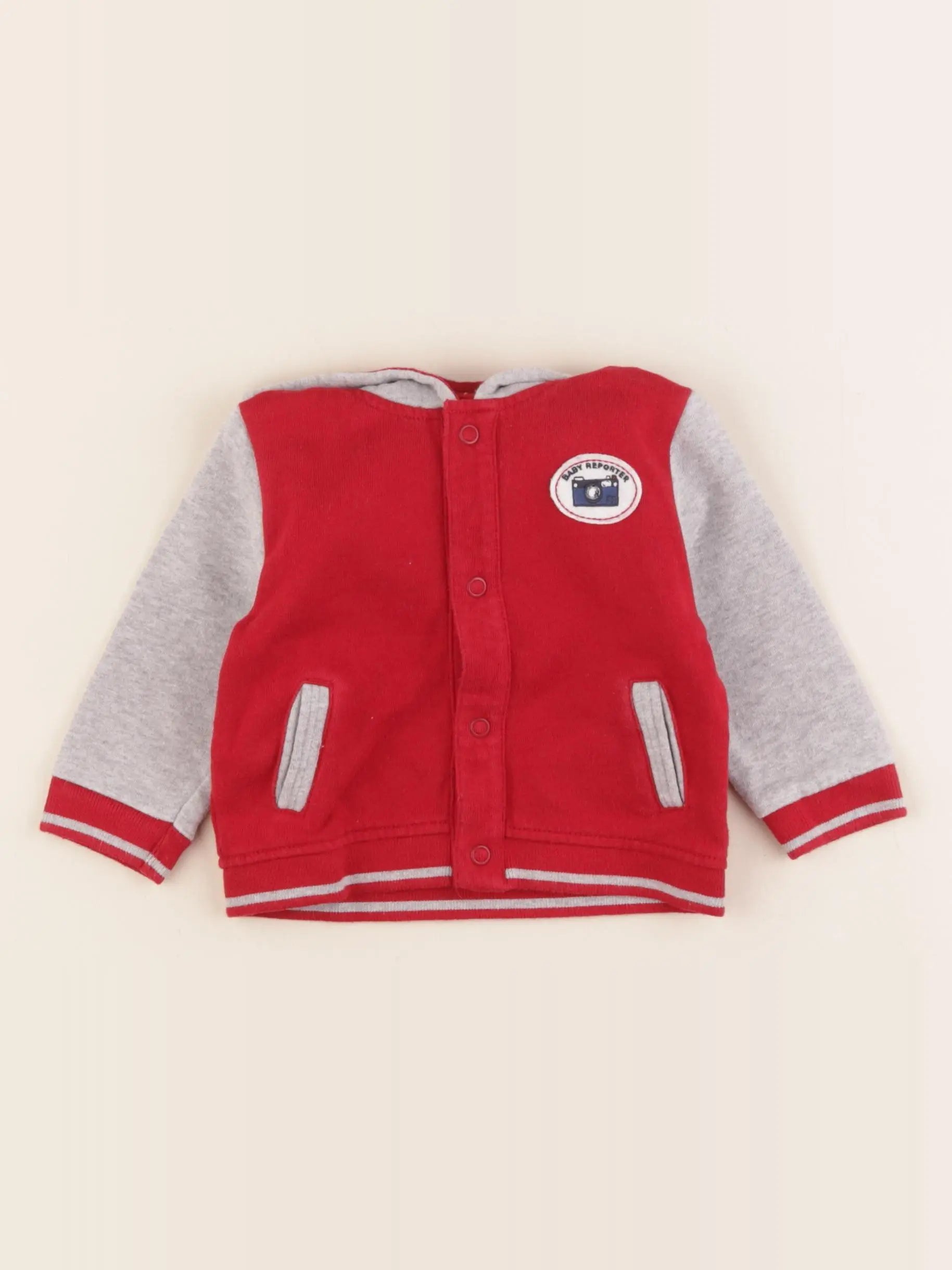 Boutchou - sweat rouge - 9 mois