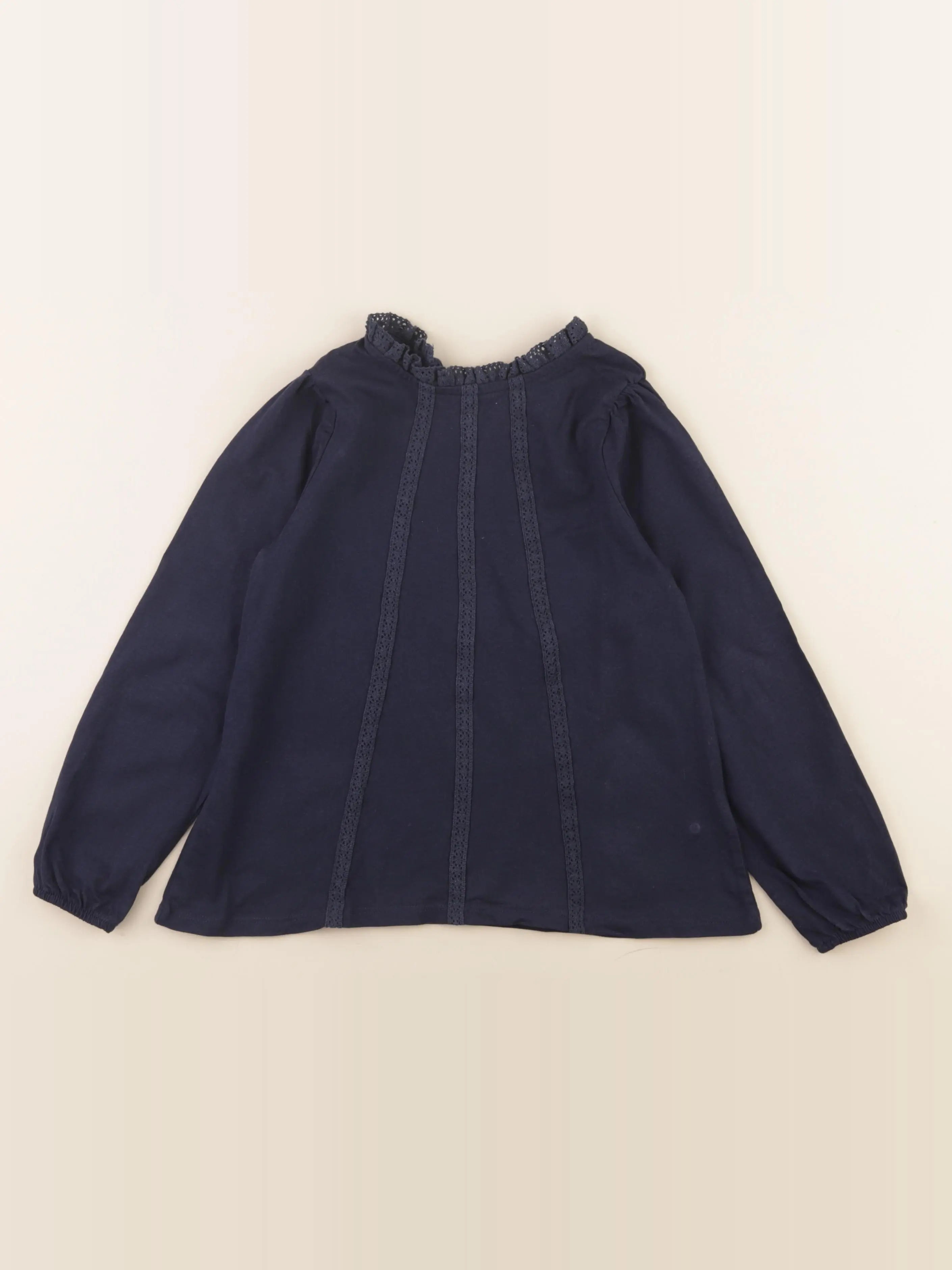 Vertbaudet - tee-shirt bleu - 8 ans