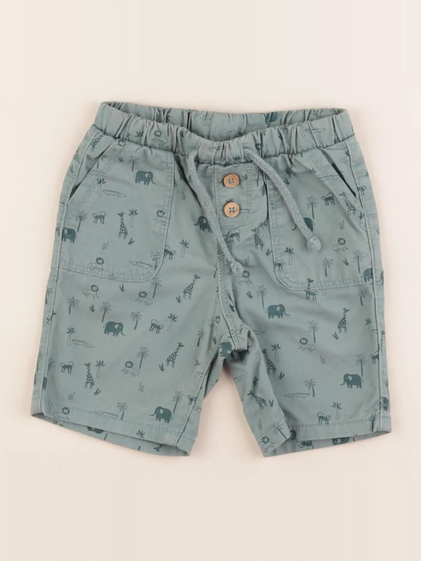 Tape à l'oeil - short vert - 12 mois