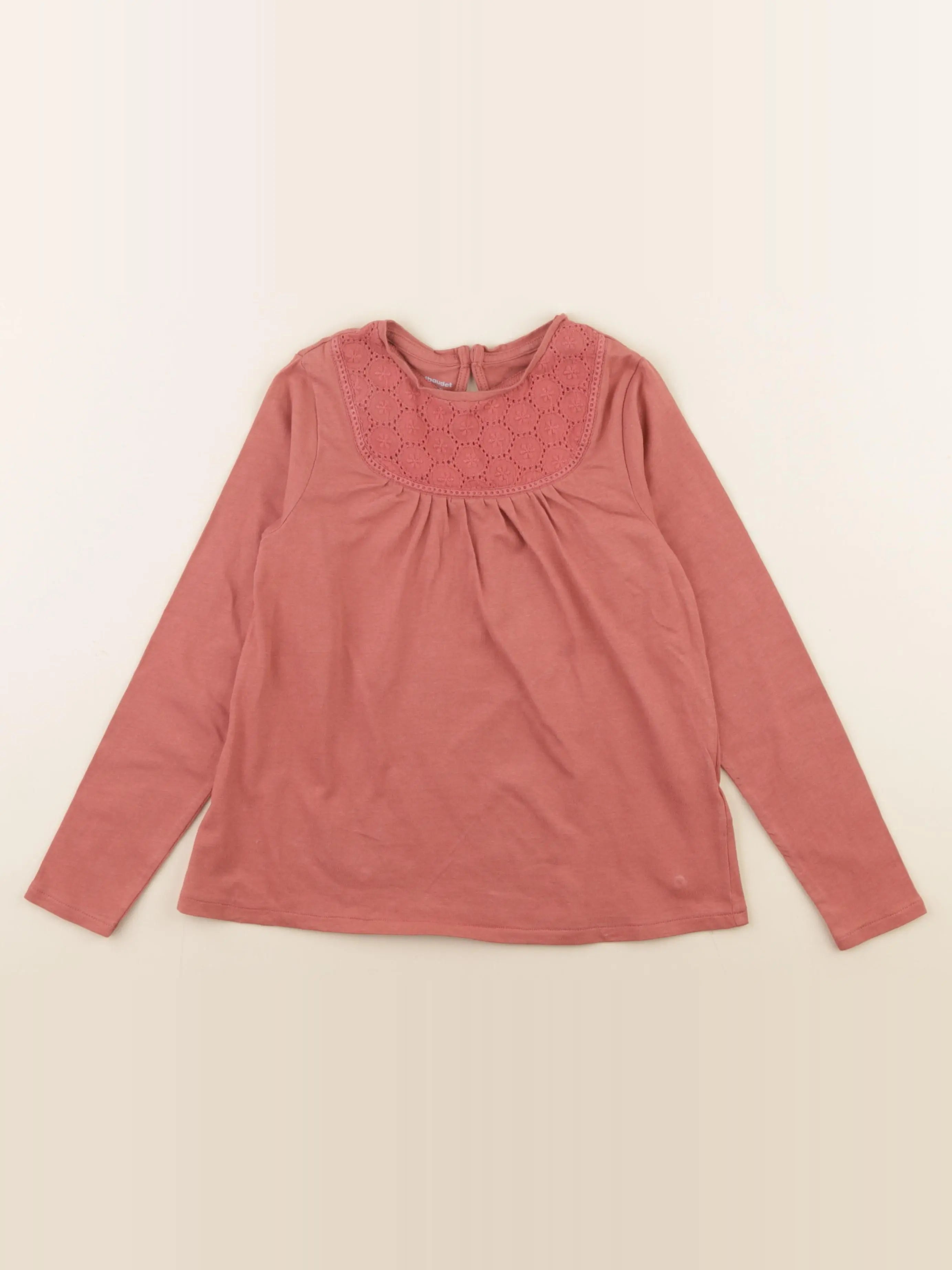 Vertbaudet - tee-shirt rose - 8 ans