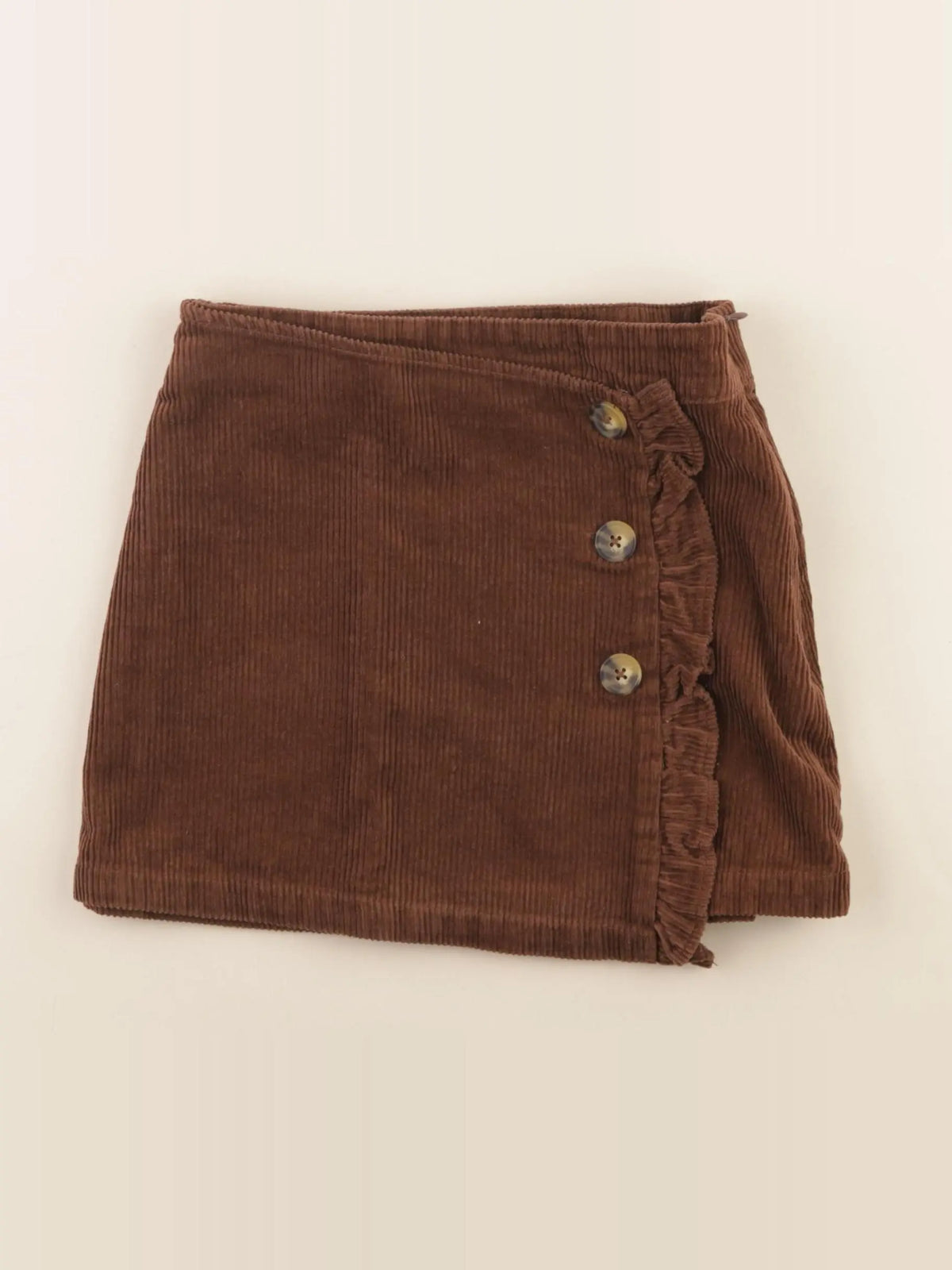 Vertbaudet - jupe marron - 8 ans