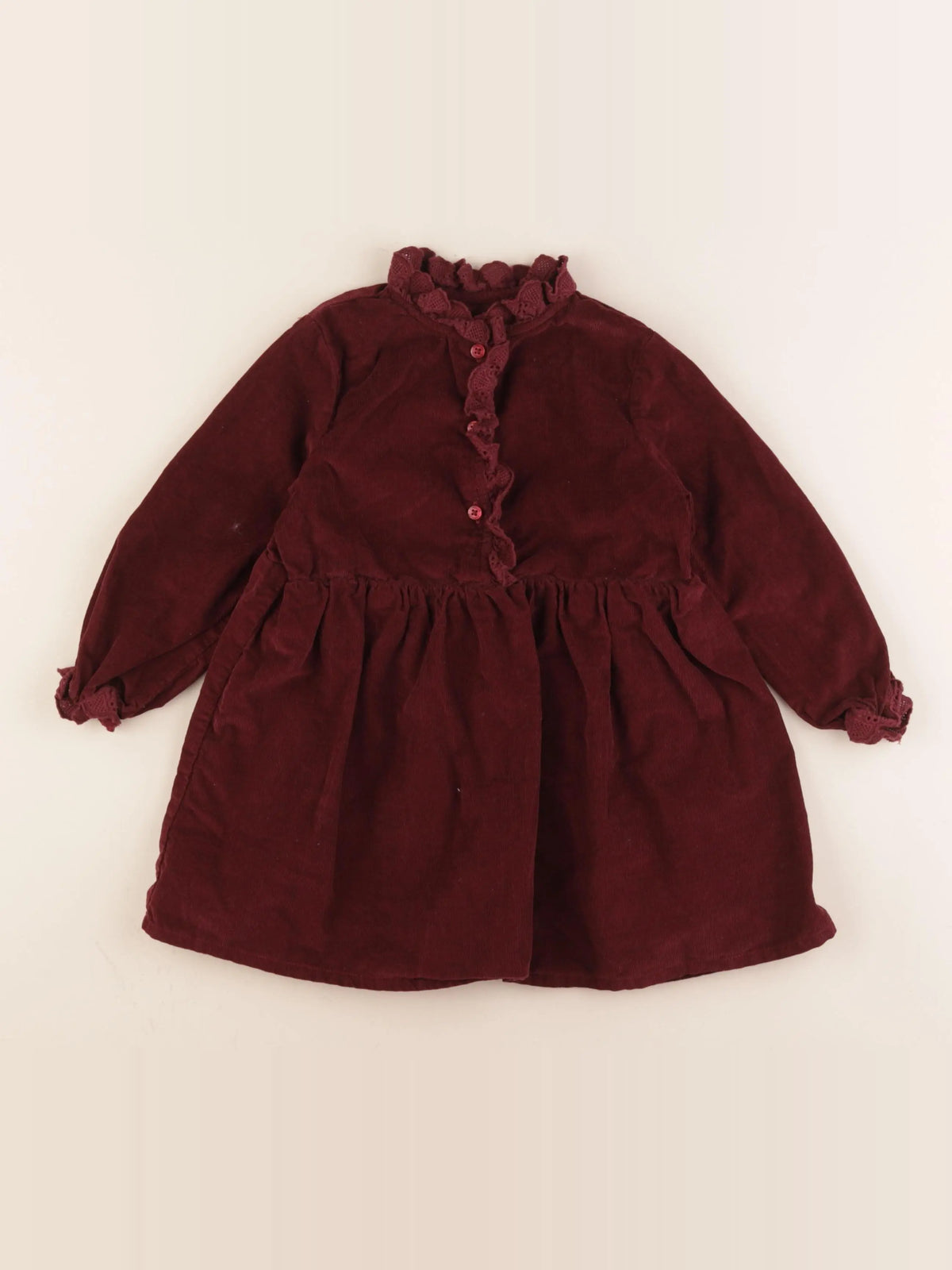 Cyrillus - robe rouge - 4 ans