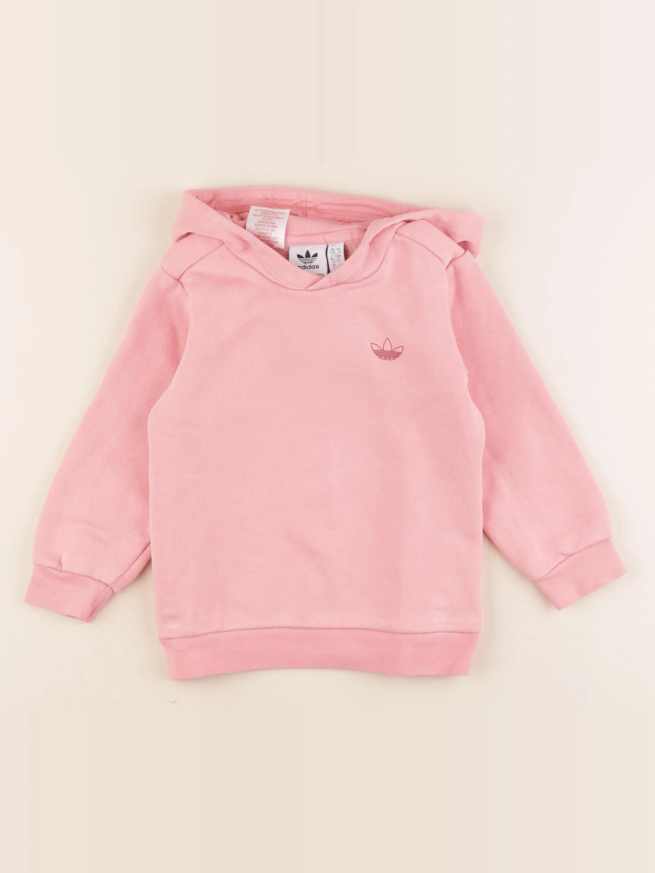 Adidas - sweat rose - 2/3 ans